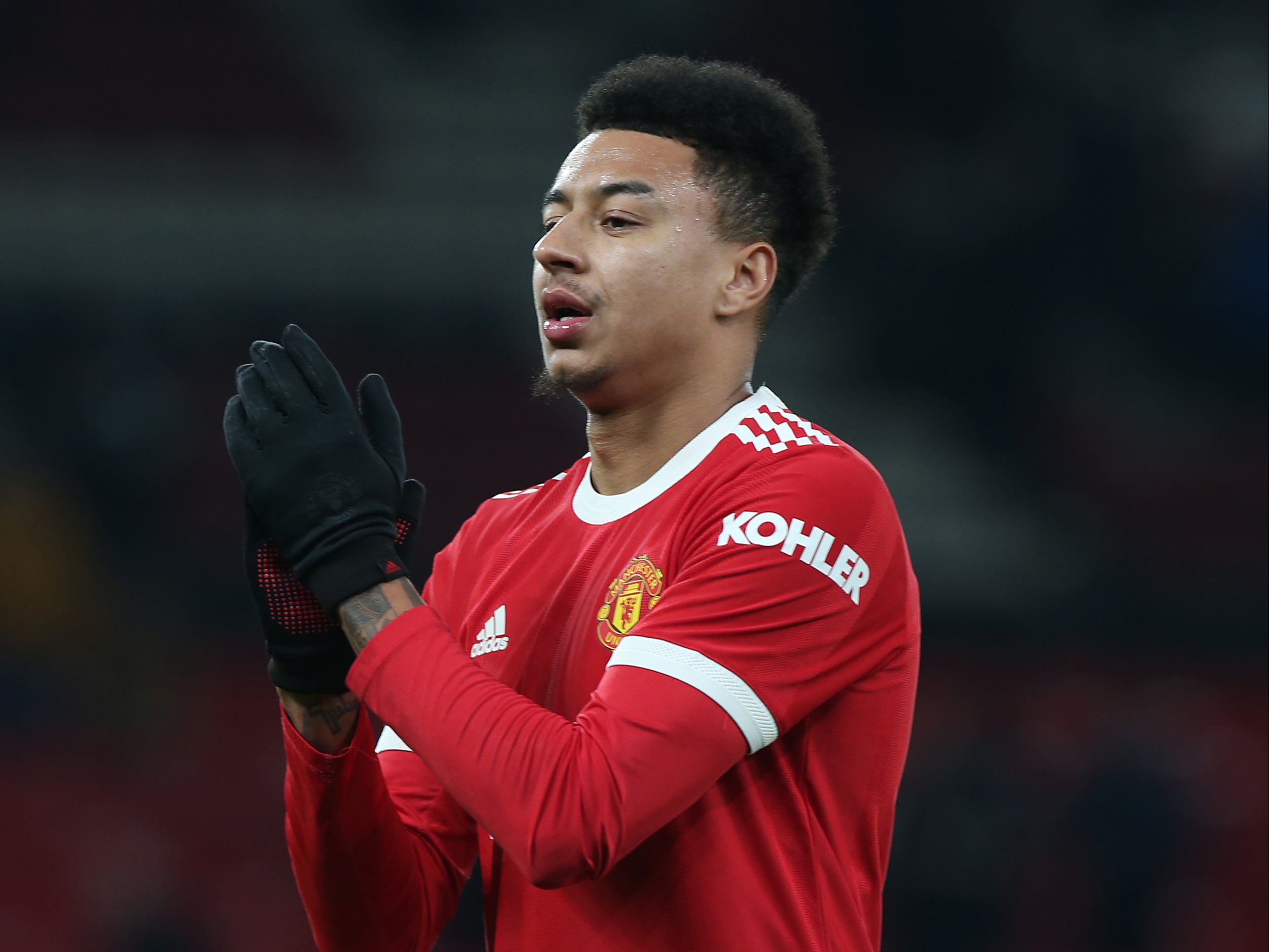 Manchester United attacking midfielder Jesse Lingard