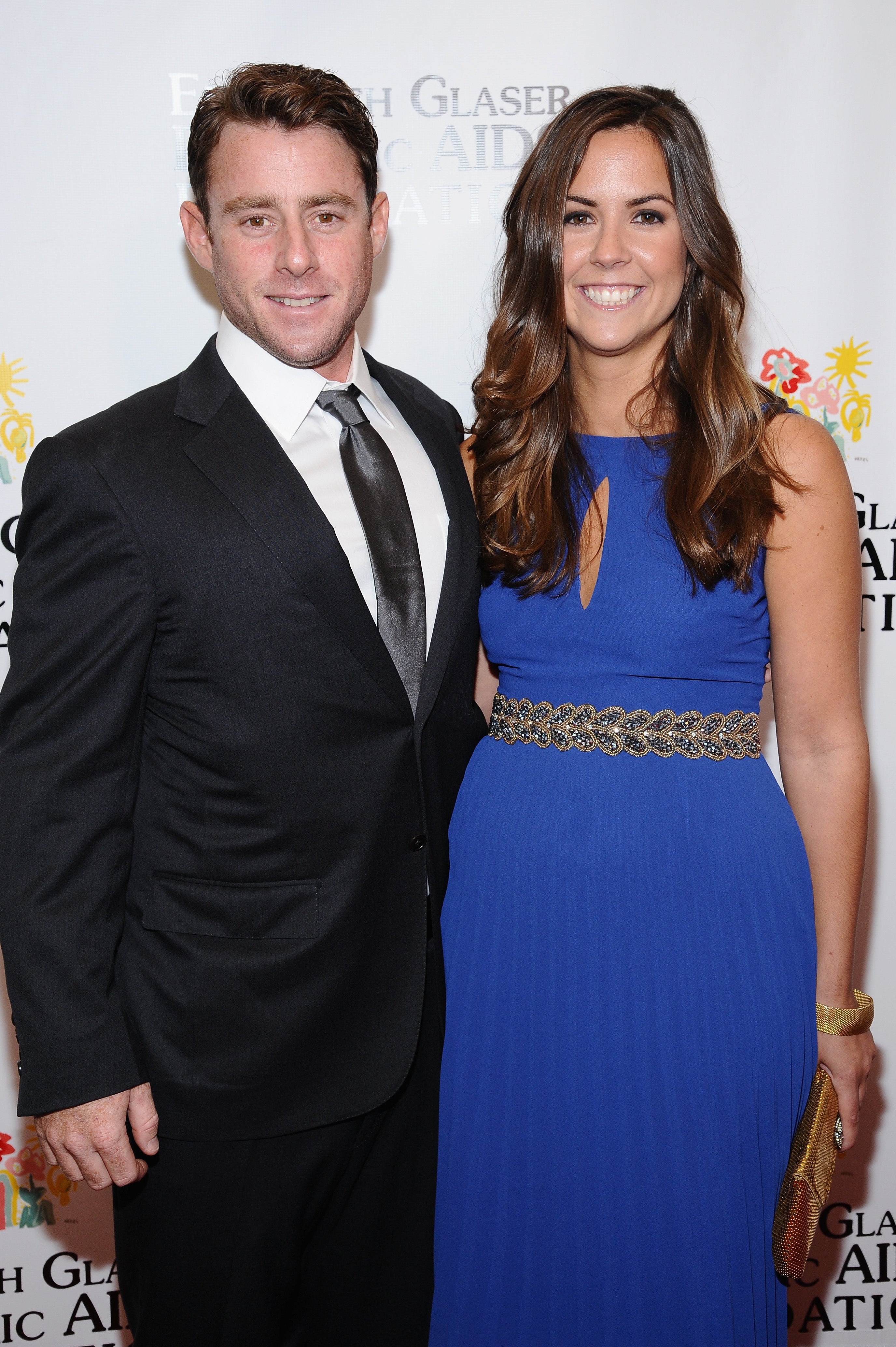 Jake Glaser and his partner Kerry Corridan at the Elizabeth Glaser Pediatric Aids Foundation’s gala dinner on 3 December 2013 in New York City