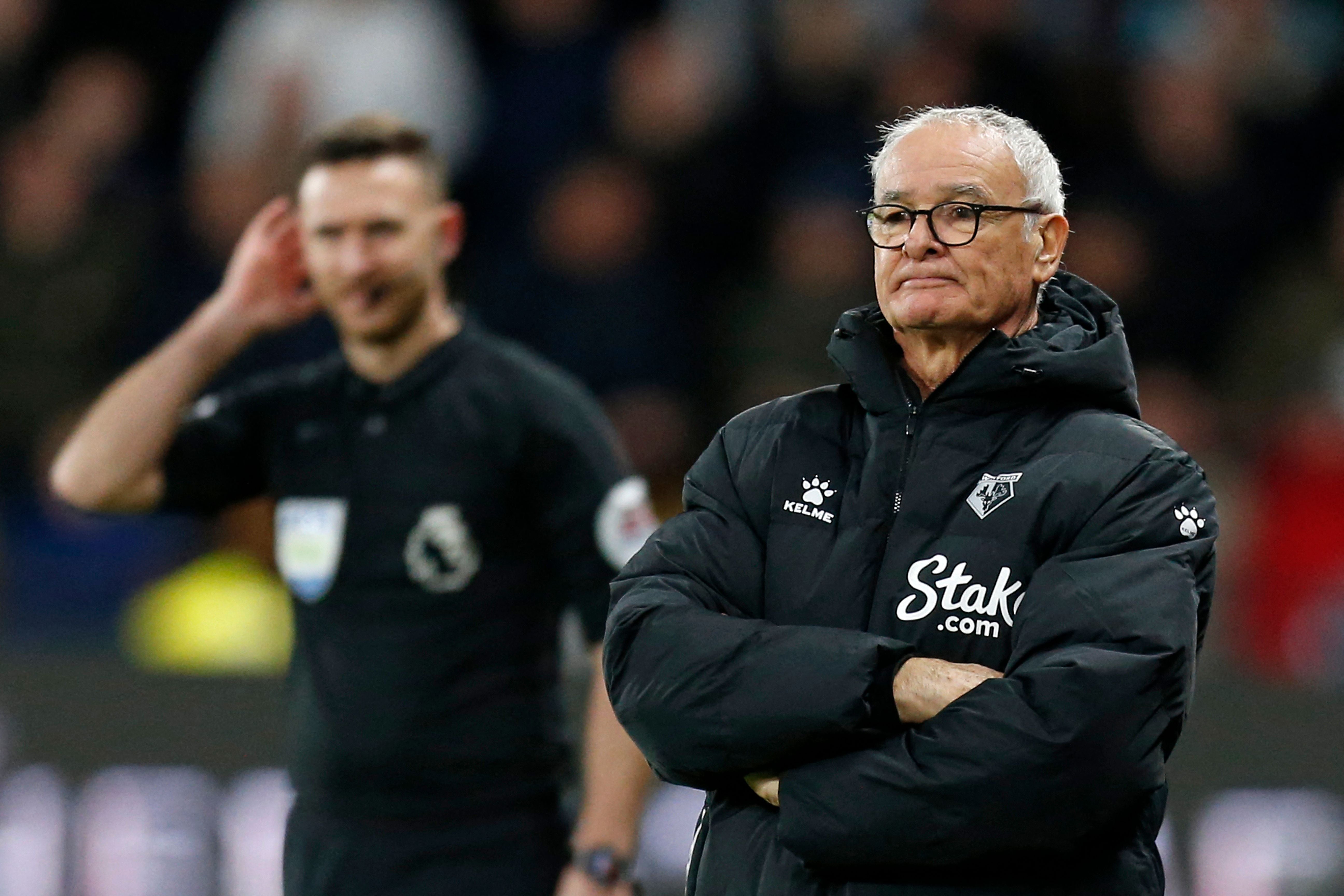 Watford have not won under Claudio Ranieri since a 4-1 win over Manchester United in November