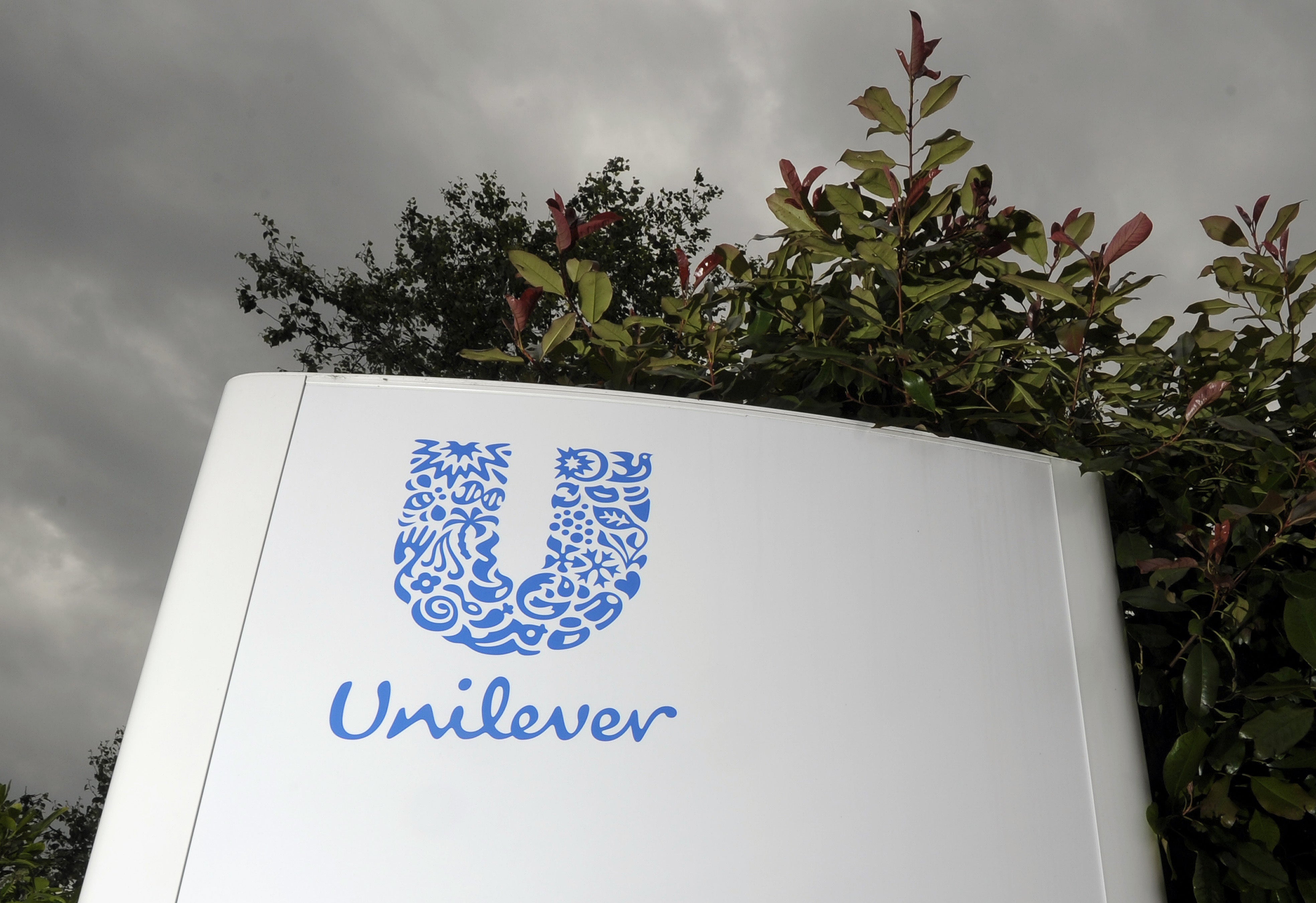 A general view signage at the Unilever sourcing unit in Slough. The consumer group has come under further criticism from shareholders (Tim Ireland/PA)