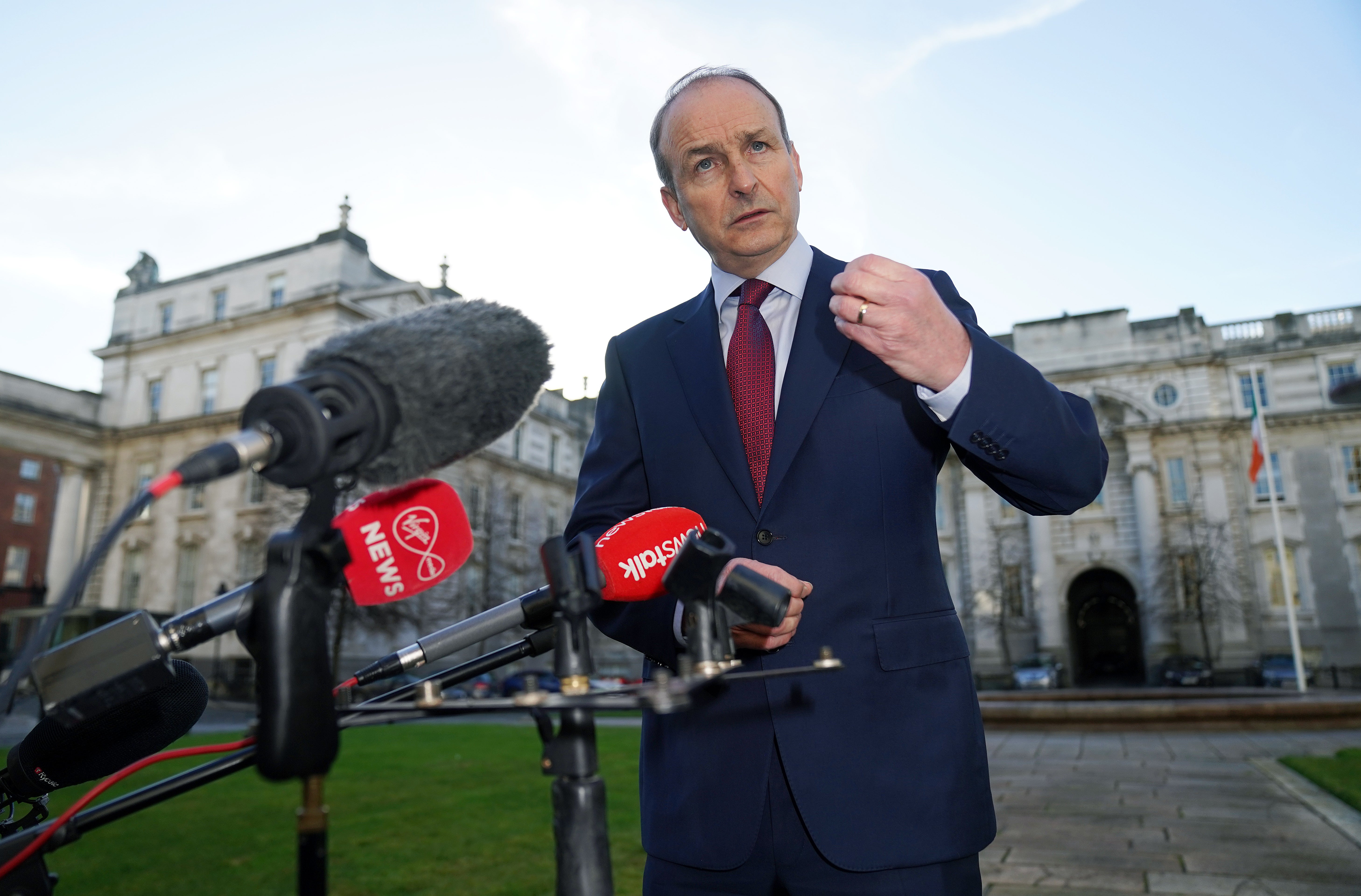 ‘Today is a good day’, said Taoiseach Micheal Martin