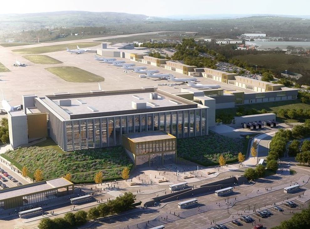 Artist’s impression of new terminal at Leeds Bradford Airport