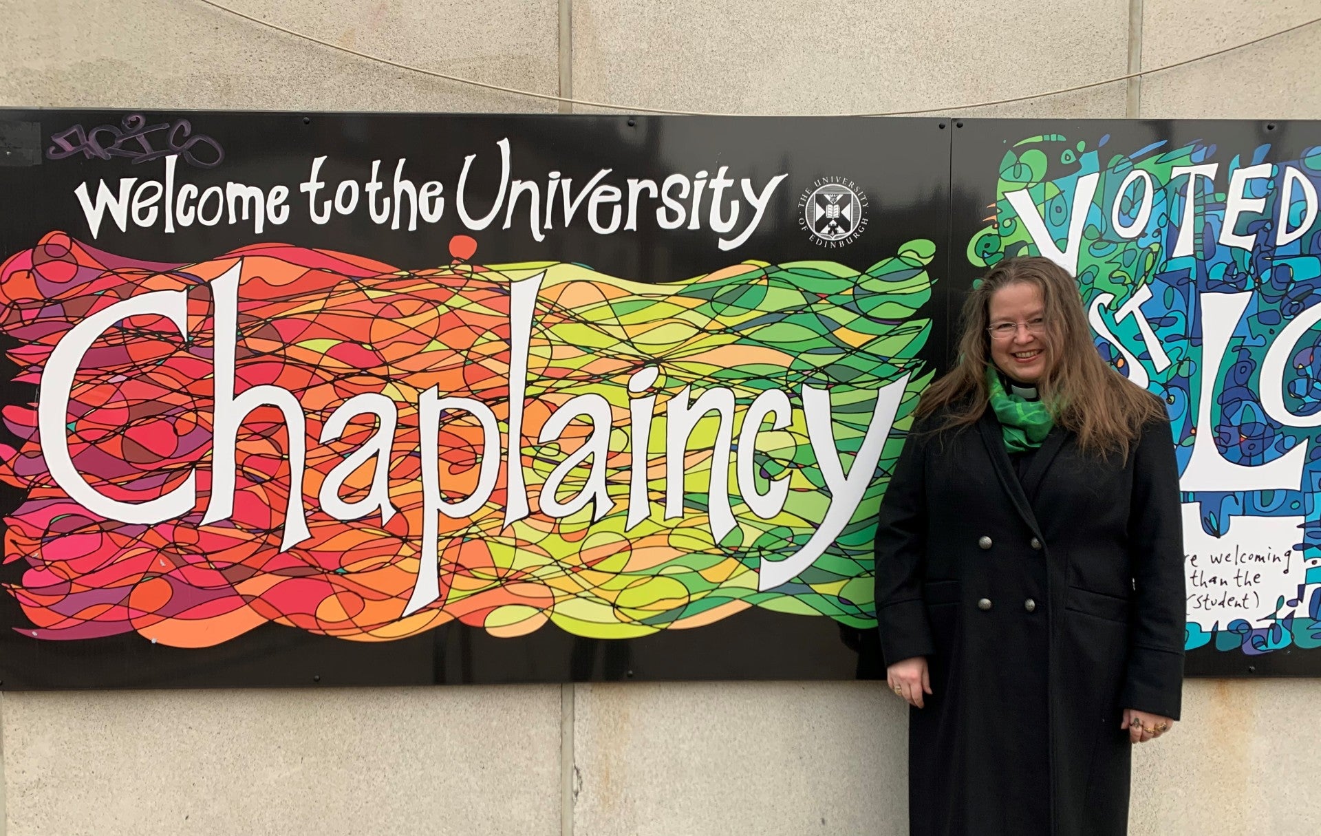 Rev Dr Urzula Glienecke, who has been inducted as an associate chaplain at Edinburgh University (Church of Scotland/PA)