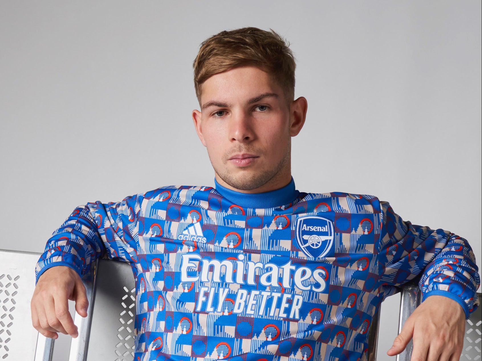 Arsenal have launched a new pre-match kit inspired by the London Underground