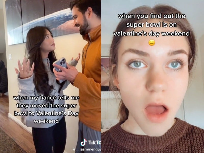 People are sharing their frustrations that the Super Bowl is on Valentine’s Day weekend