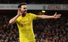 Diogo Jota shines in the spotlight in Mohamed Salah’s absence to power Liverpool to overdue Wembley final