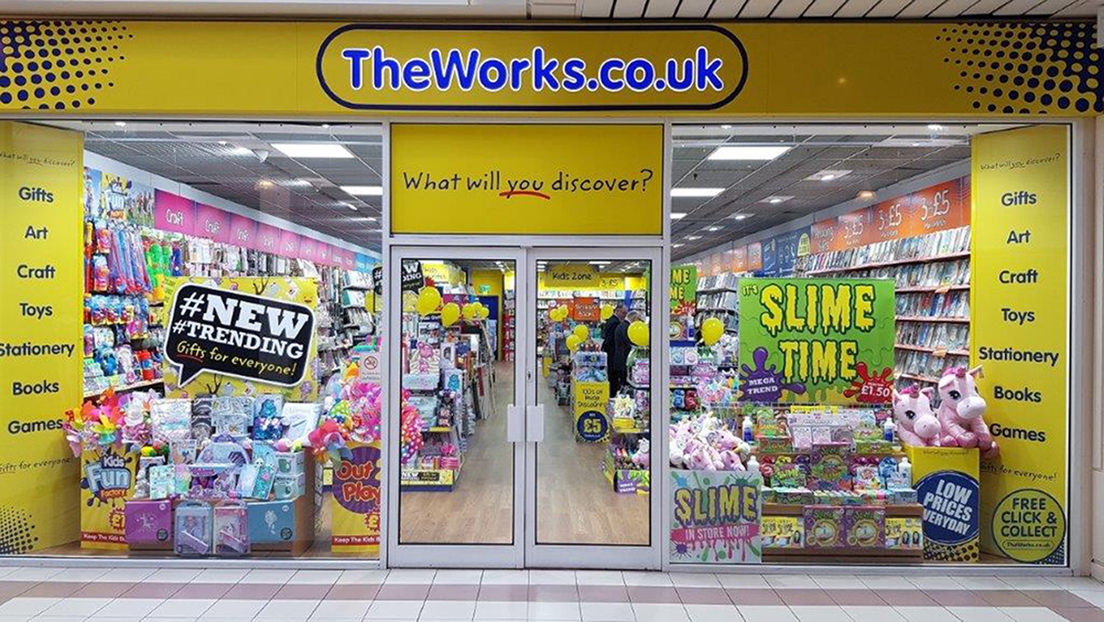 Sales at The Works were strong during Christmas (TheWorks.co.uk/PA)