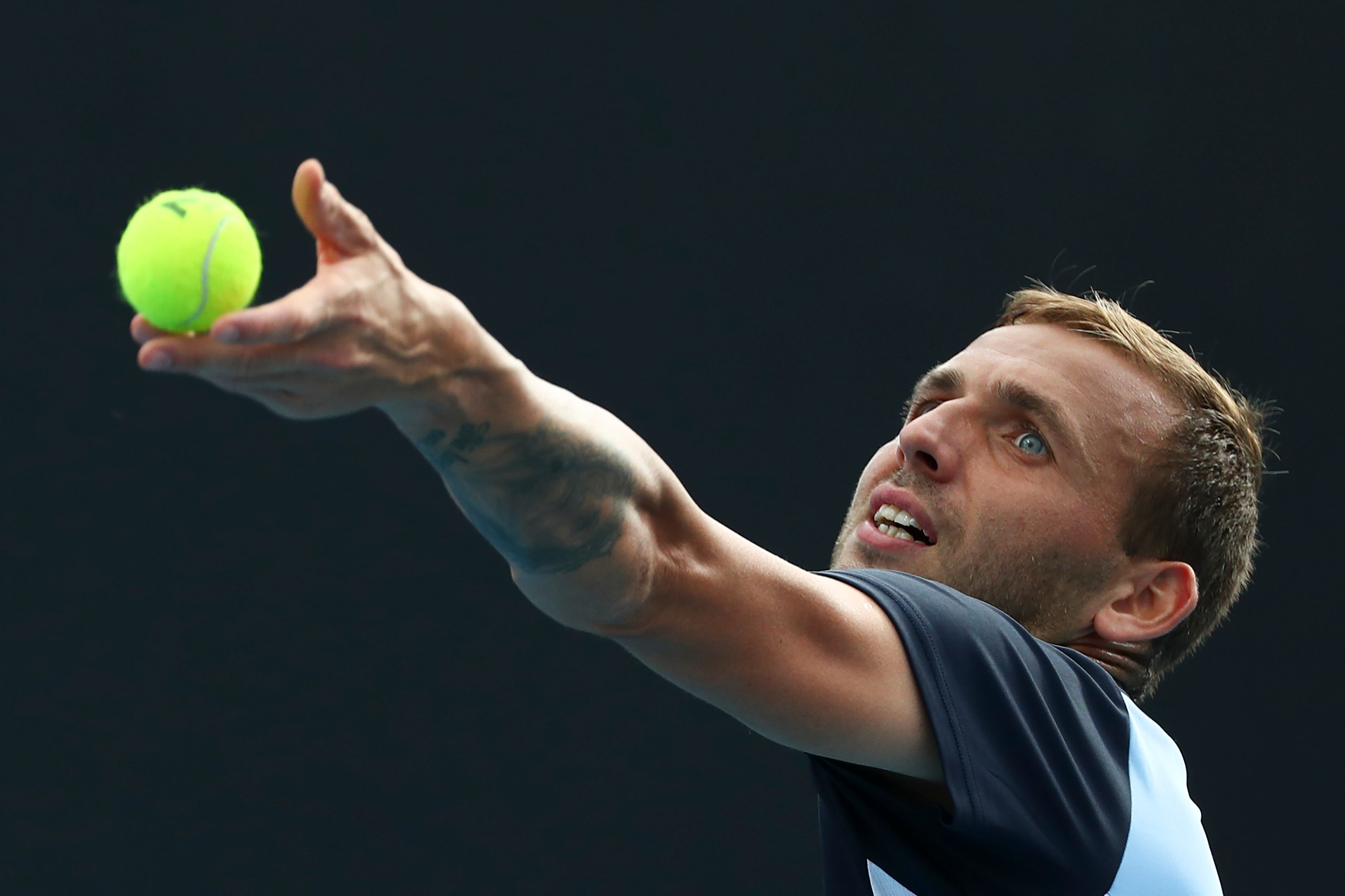 Dan Evans will look to keep the British flag flying in singles (Tertius Pickard/AP)