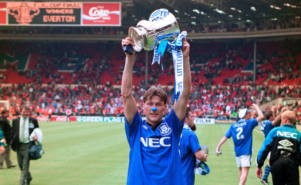 Duncan Ferguson was a second-half sub for the ‘95 FA Cup final - still the last trophy Everton fans could celebrate