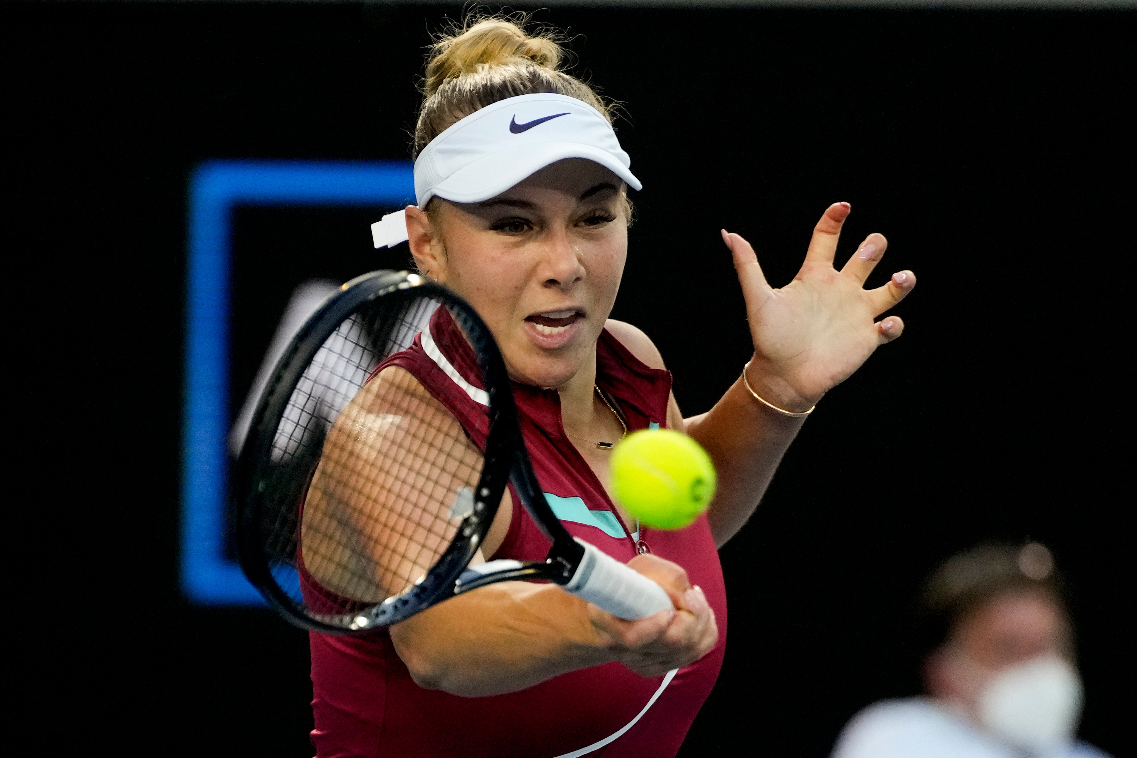 Amanda Anisimova stunned Naomi Osaka (Simon Baker/AP)