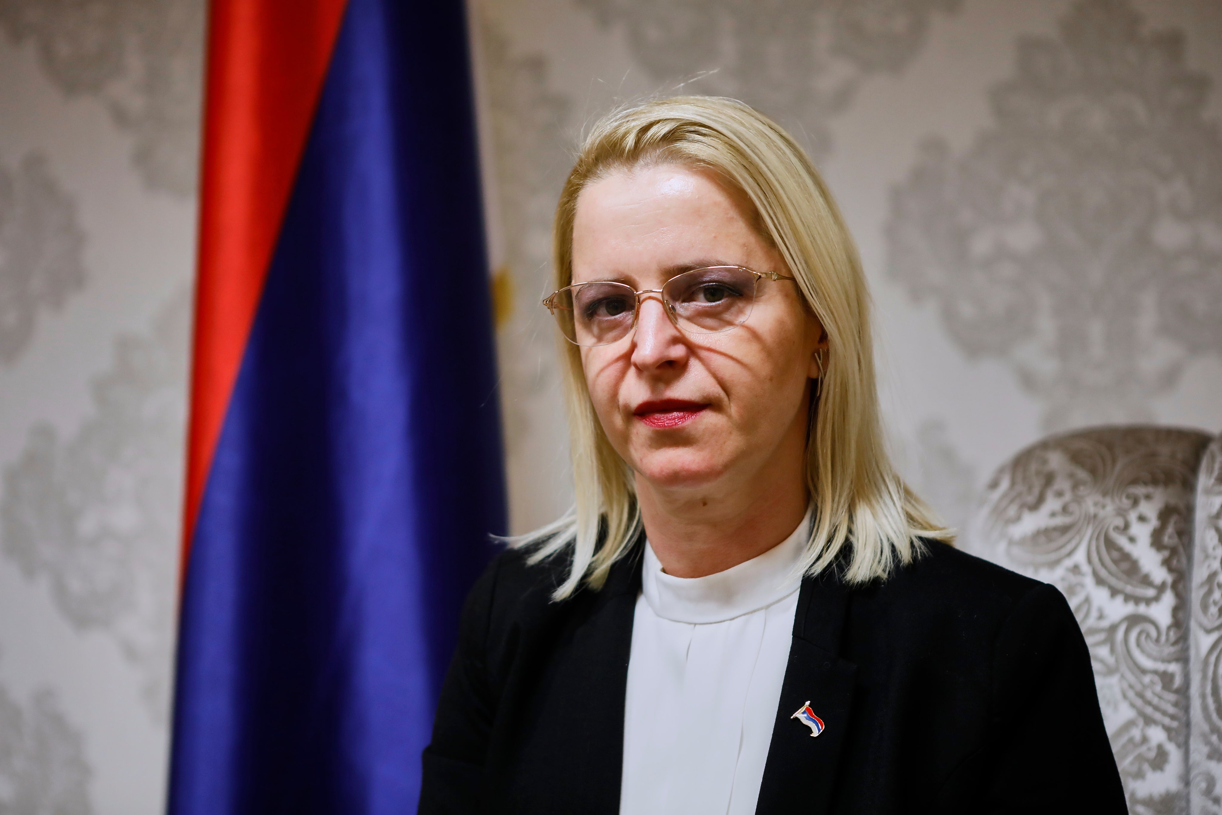 Snjezana Novakovic Bursa, a Serbian member of the Bosnian parliament