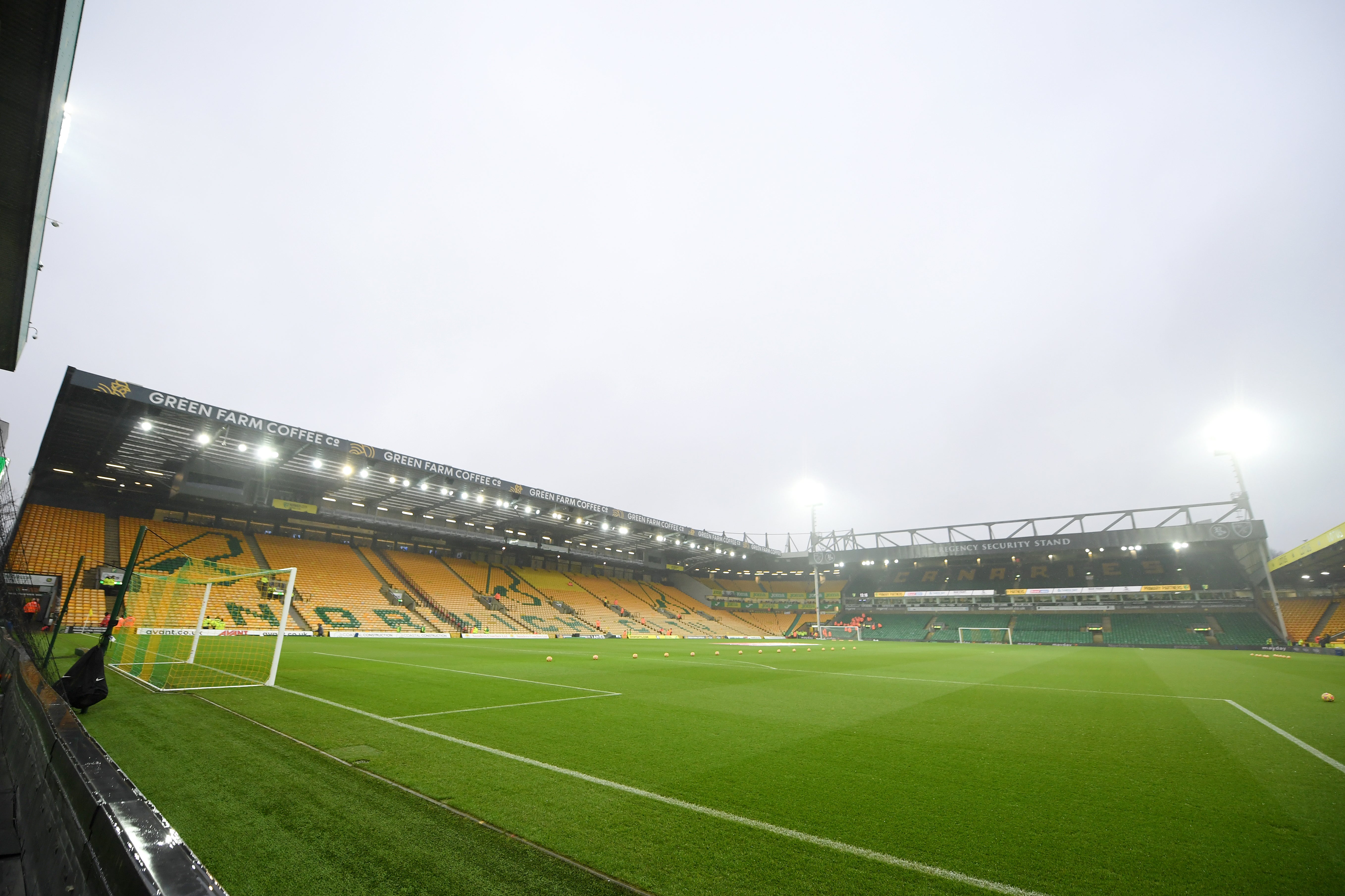 A general view of Carrow Road