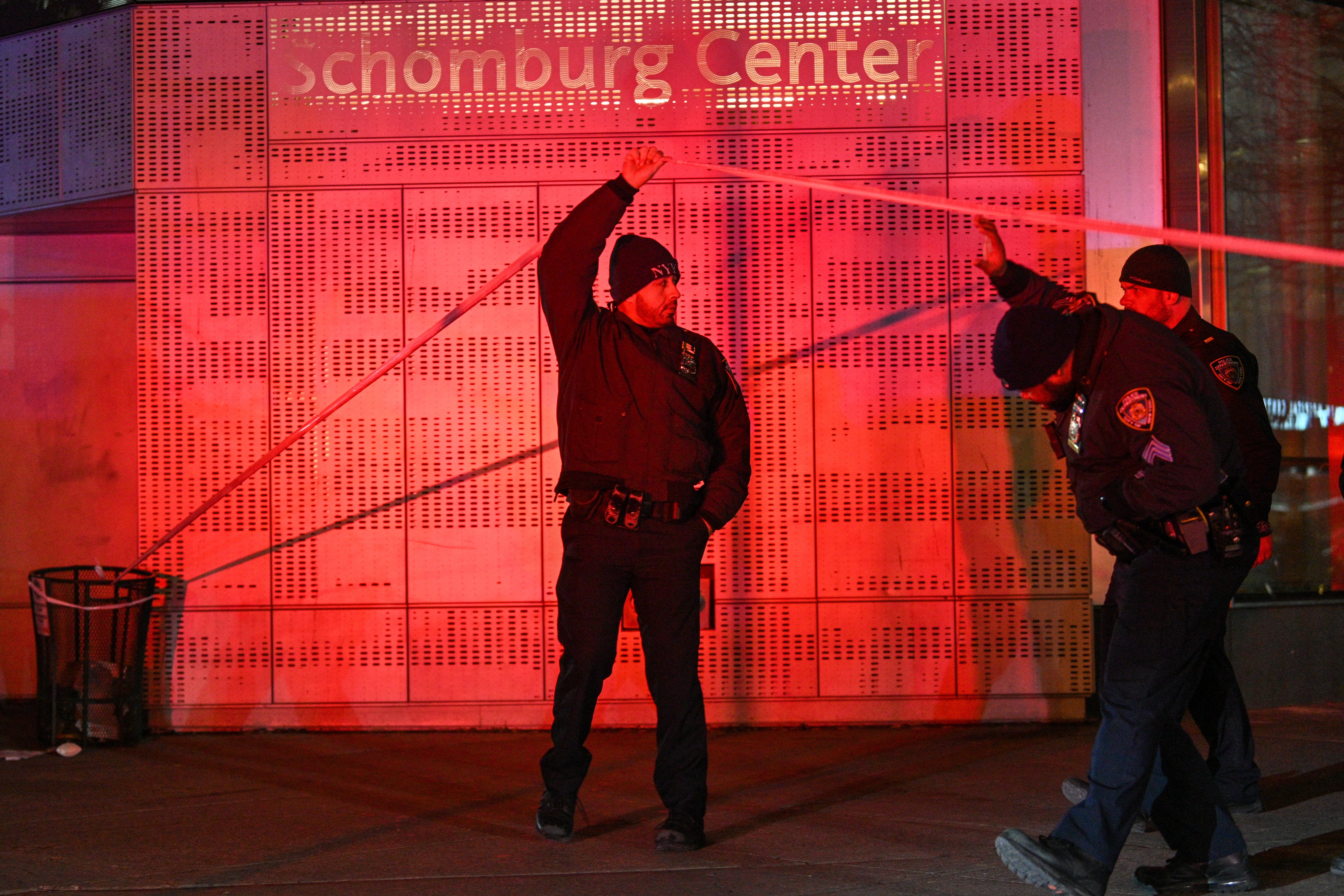 One NYPD officer was fatally shot and another is in critical condition following a shooting on 21 January in Harlem.