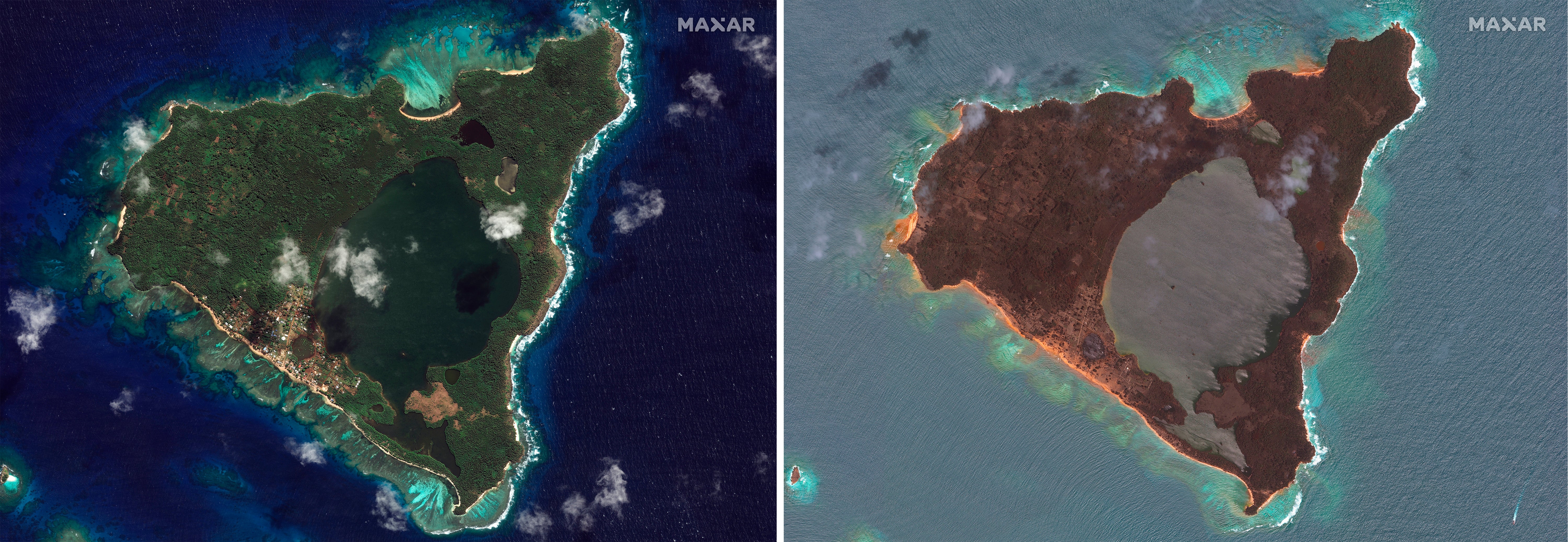 Tonga Volcano Eruption