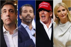 Michael Cohen claims Trump told him Don Jr should go to jail over Ivanka