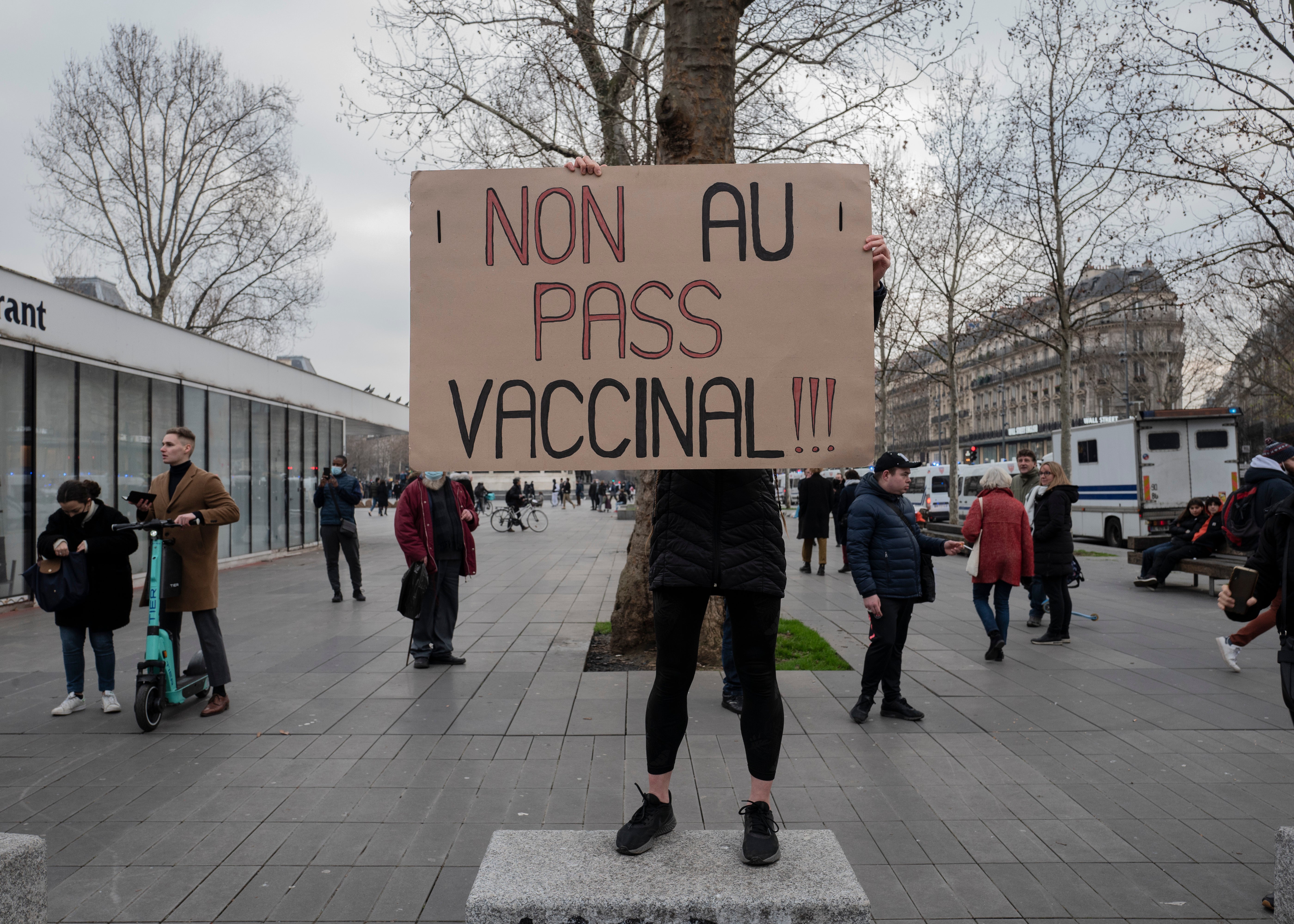 Virus Outbreak France Protests