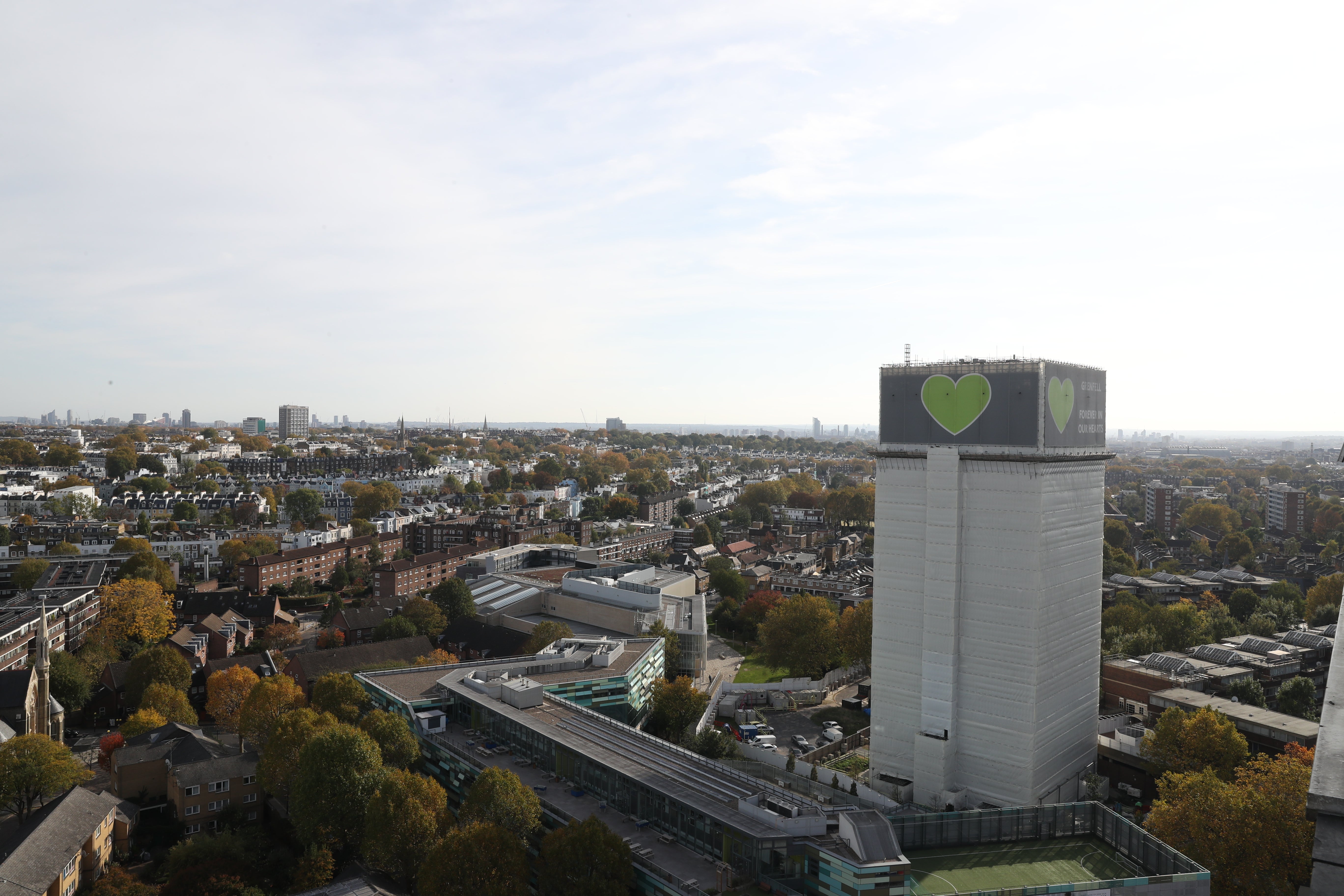 The Grenfell Tower in west London. (PA)