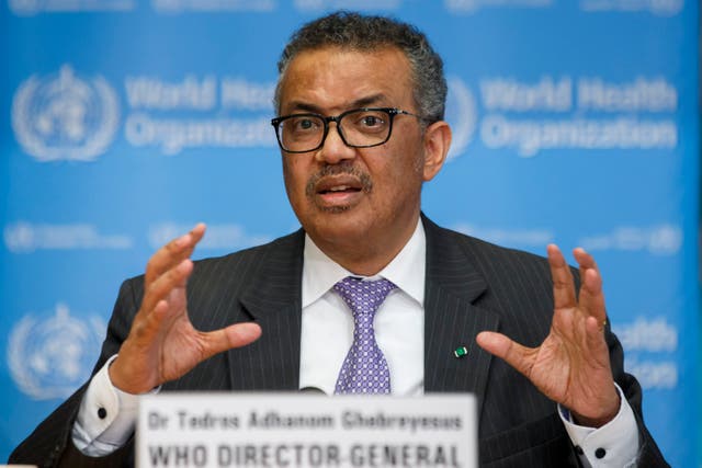 <p>Tedros Adhanom Ghebreyesus, Director General of the World Health Organisation, urged discipline and unity in combatting the coronavirus </p>