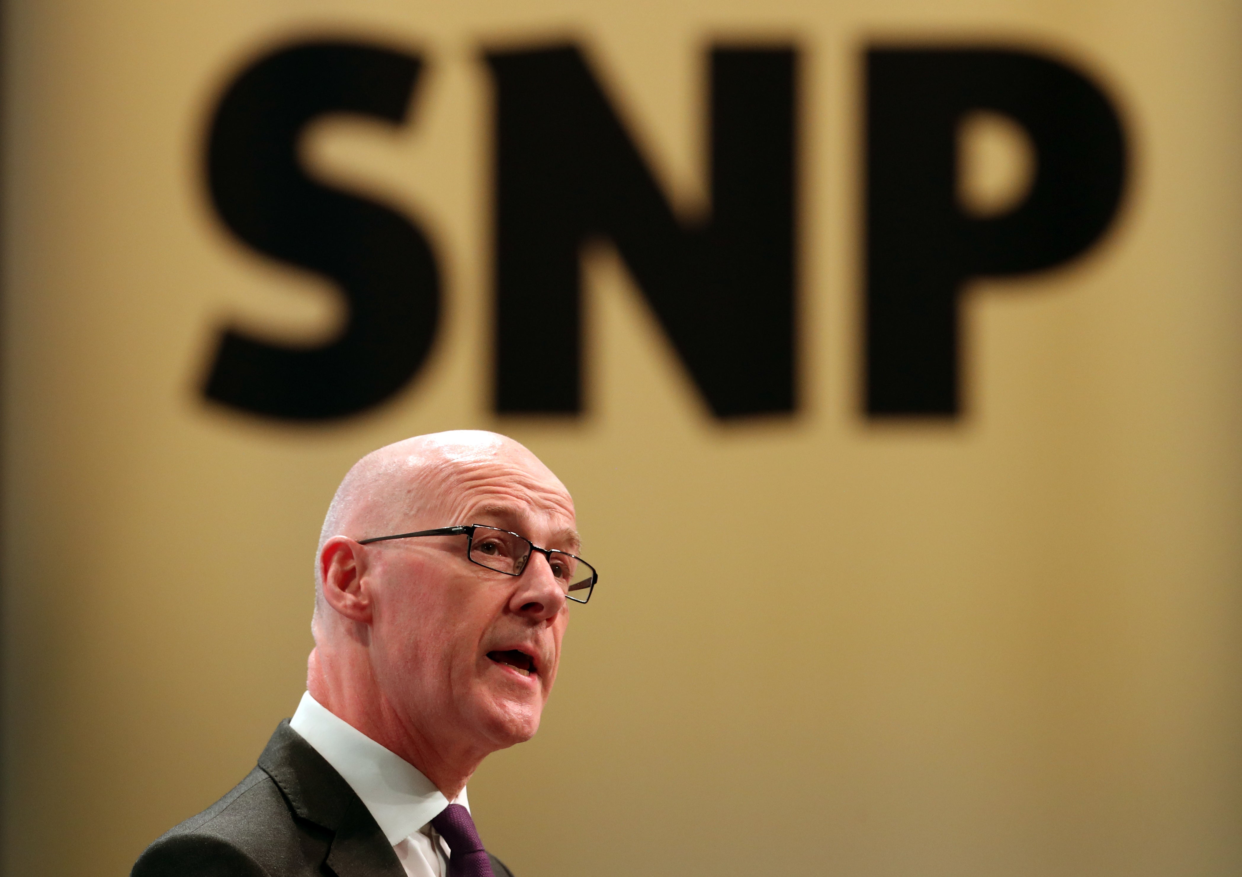 Deputy First Minister John Swinney said the ‘improved situation’ with coronavirus meant the government should press ahead with referendum planning (Andrew Milligan/PA)