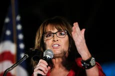 Unvaccinated Sarah Palin flouted New York rules by dining indoors before testing Covid positive, report says