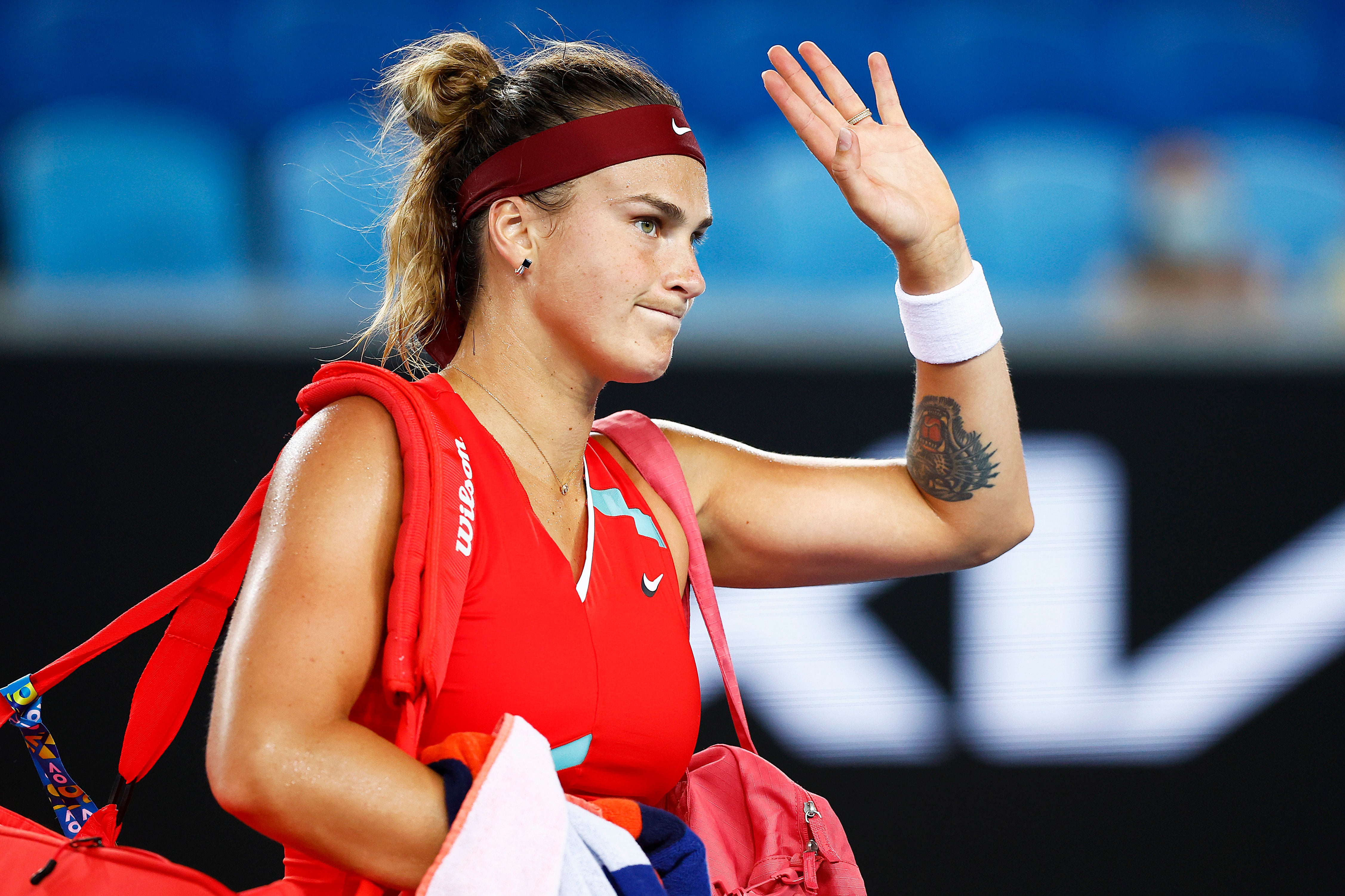 Aryna Sabalenka’s tournament is over