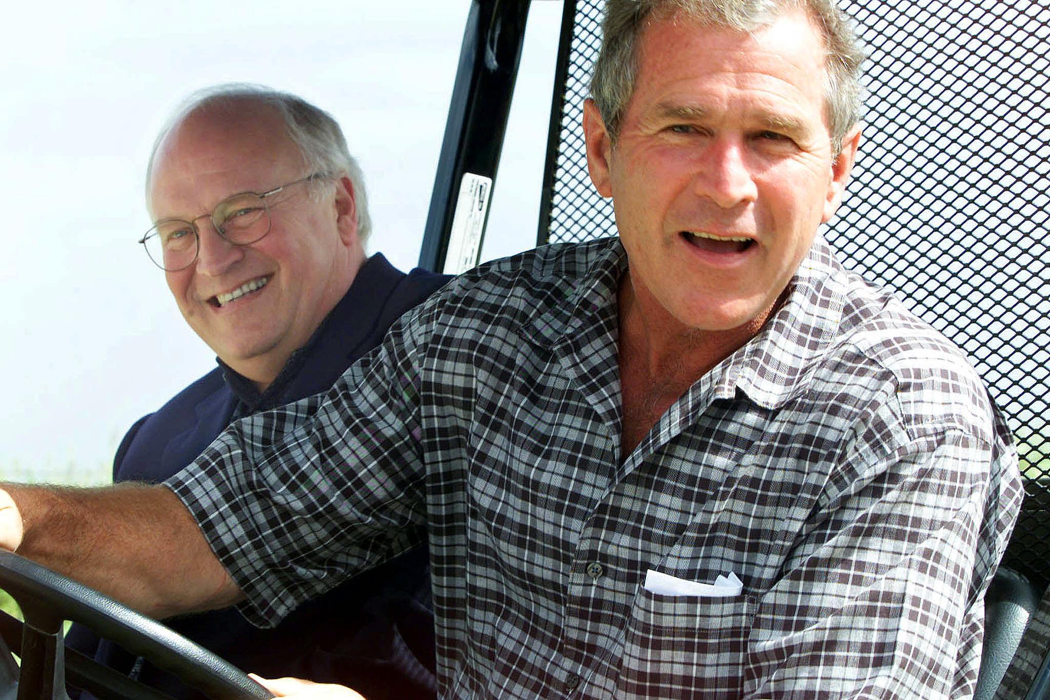 Cheney, with George W Bush in 2000, is considered one of America’s most powerful VPs