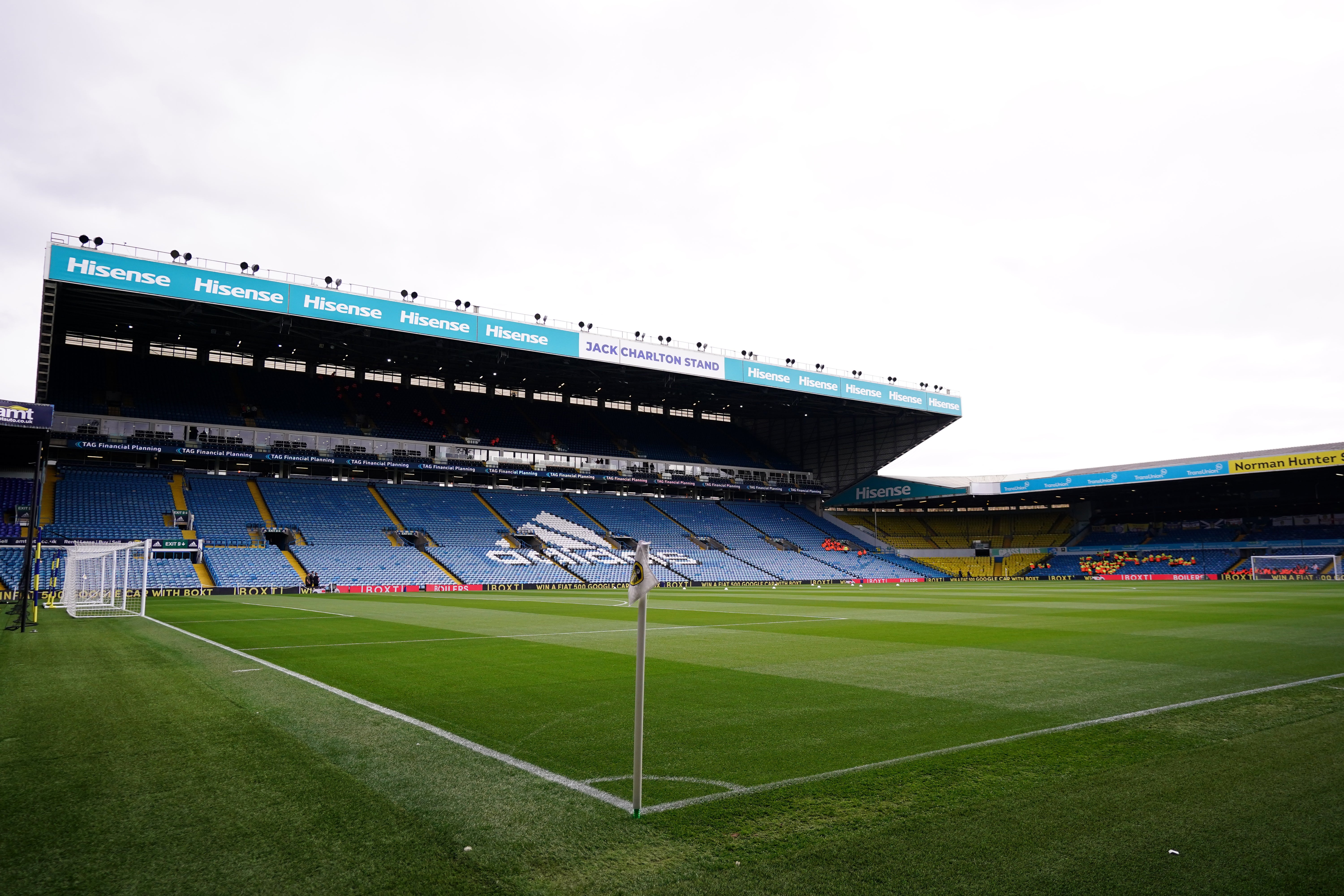 Newcastle fans had issues entering Elland Road (Zac Goodwin/PA)