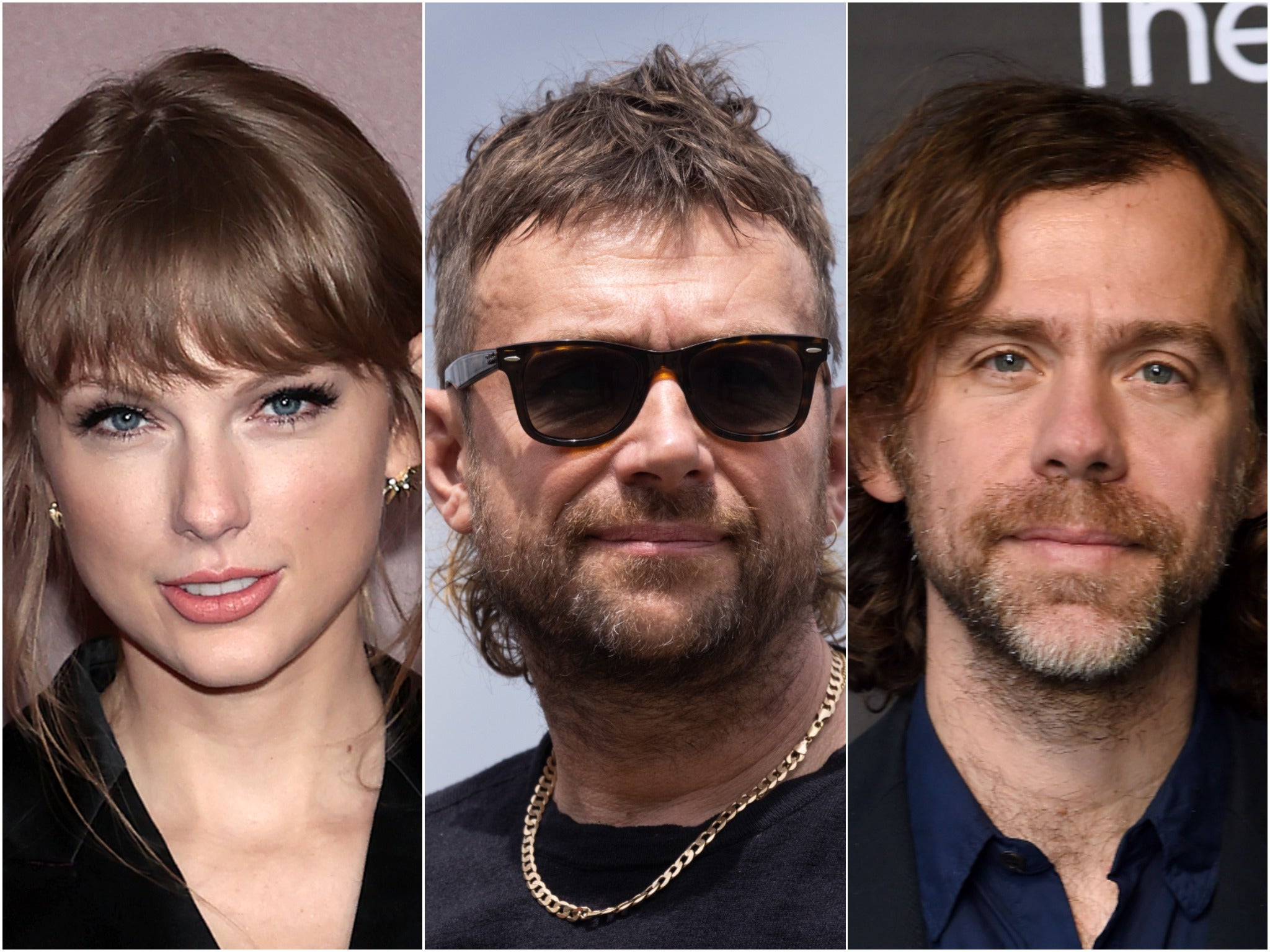 Taylor Swift, Damon Albarn and Aaron Dessner