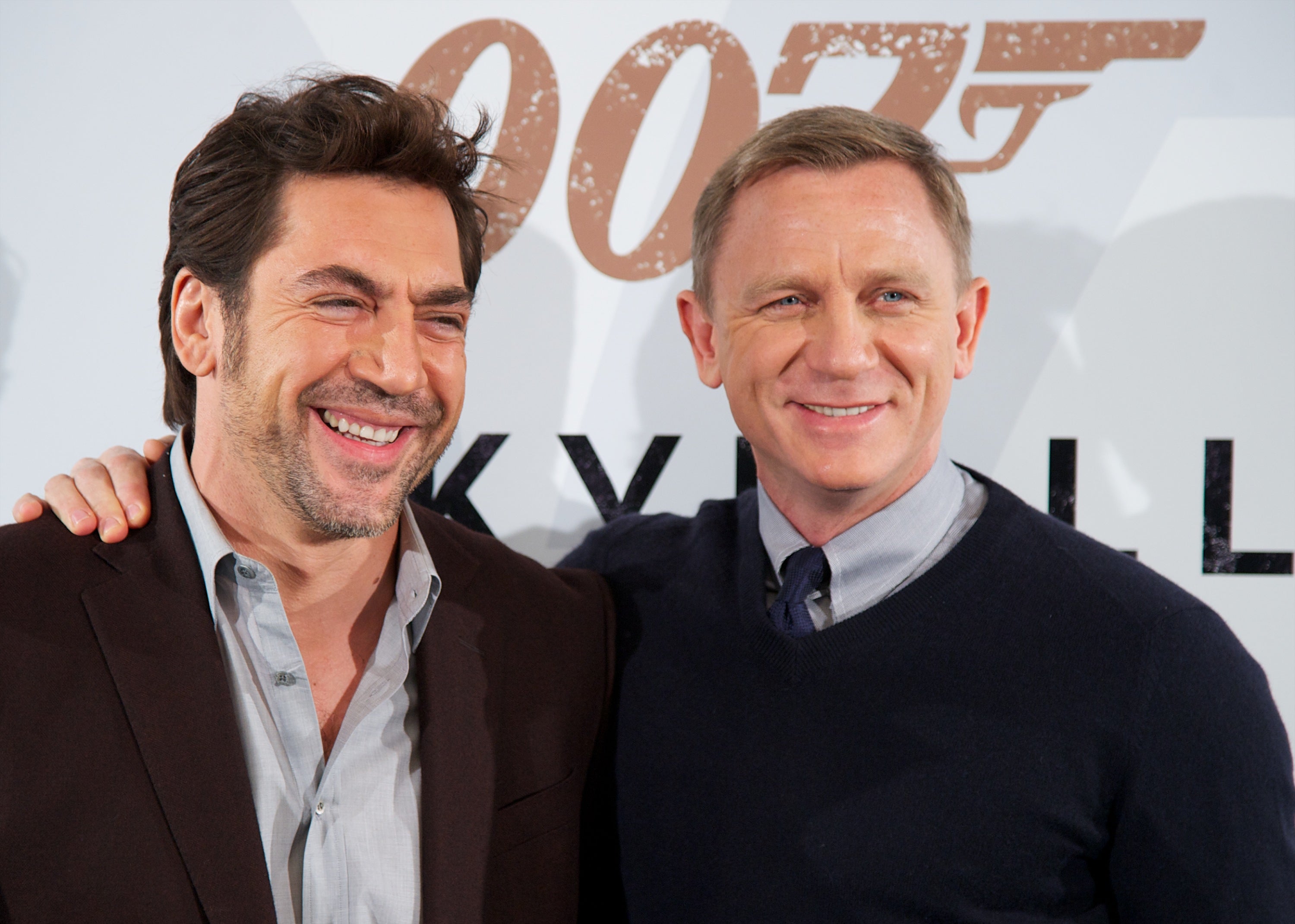 Javier Bardem and Daniel Craig at the ‘Skyfall’ photocall in 2012