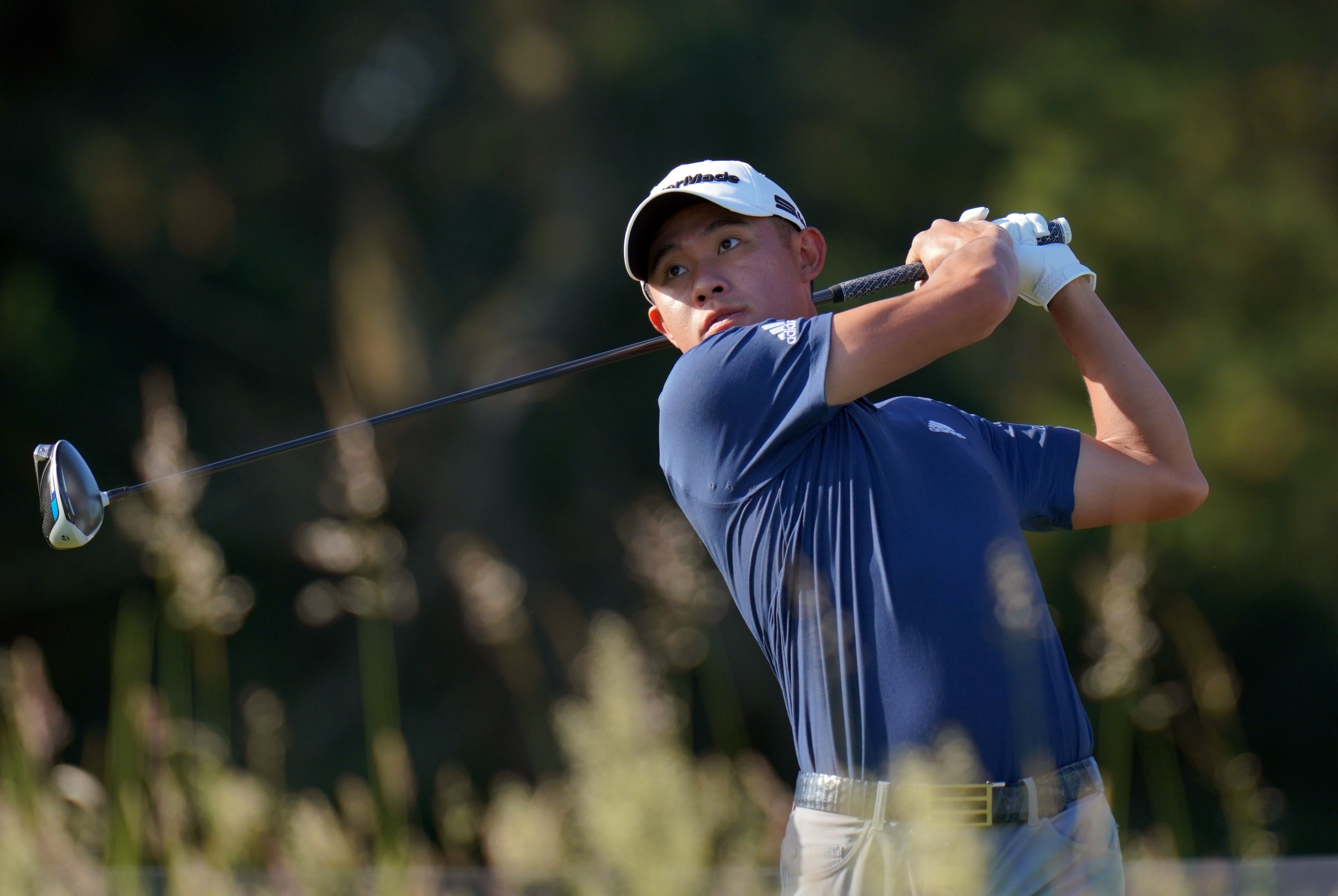 Collin Morikawa logged a lengthy range session following his disappointing performance in Abu Dhabi (Jane Barlow/PA)