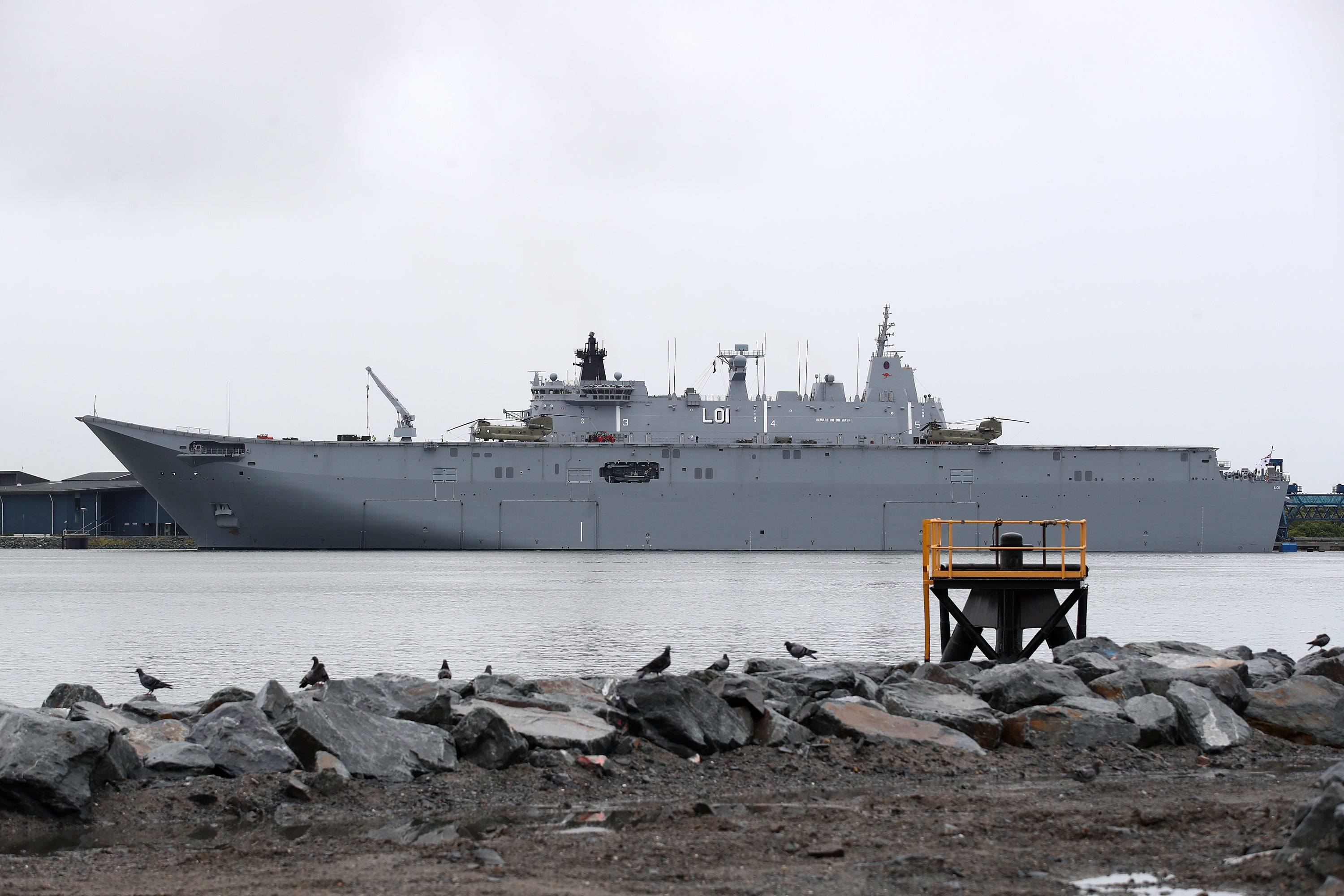 HMAS Adelaide ship heading to Tonga to provide emergency disaster relief