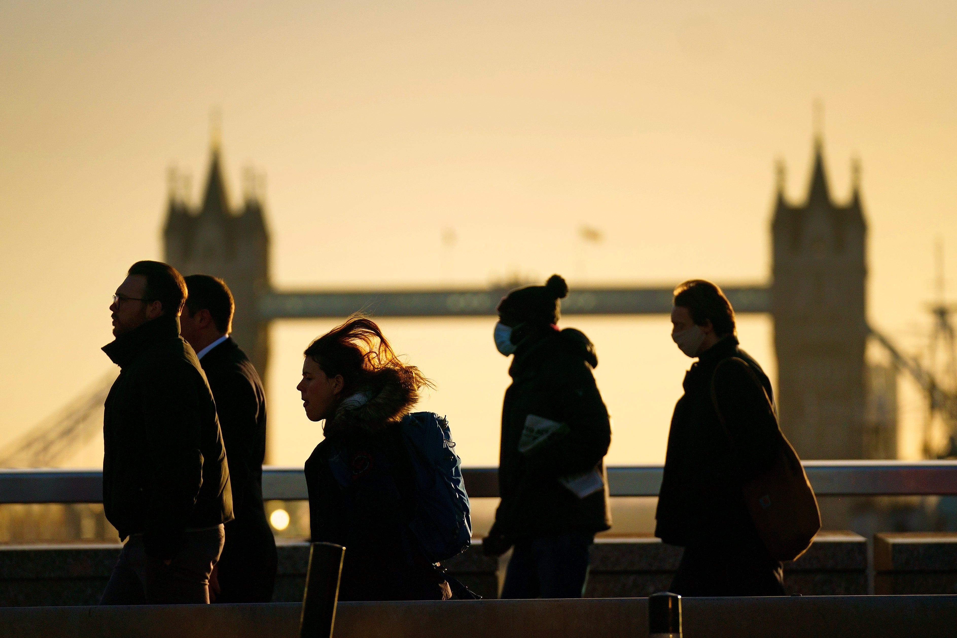 UK growth will be held back this year by disruption caused by spread of the Omicron variant and the ongoing supply chain crisis, according to the International Monetary Fund (Victoria Jones/PA)