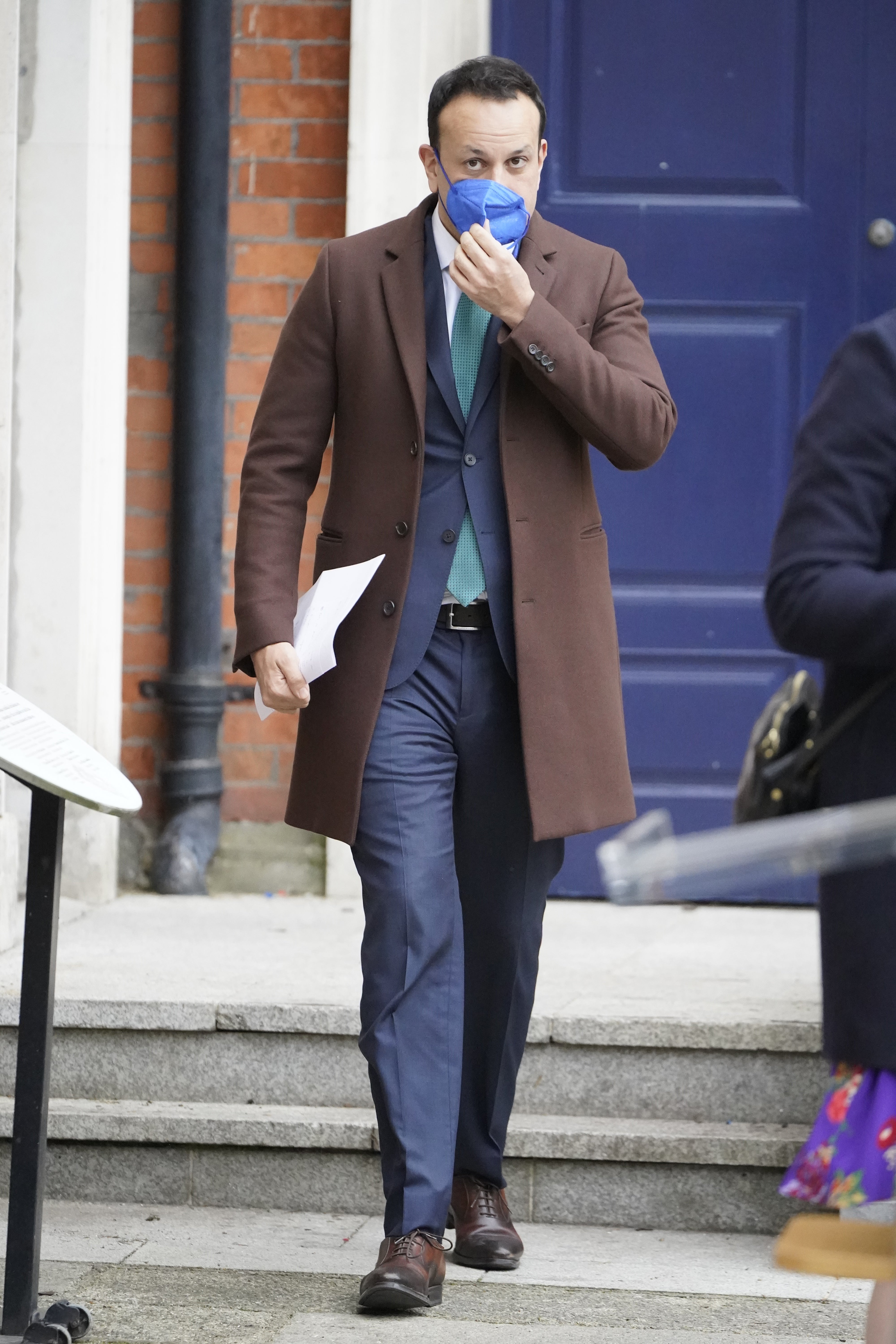 Tanaiste Leo Varadkar after a Cabinet meeting at Dublin Castle on Tuesday (Niall Carson/PA)