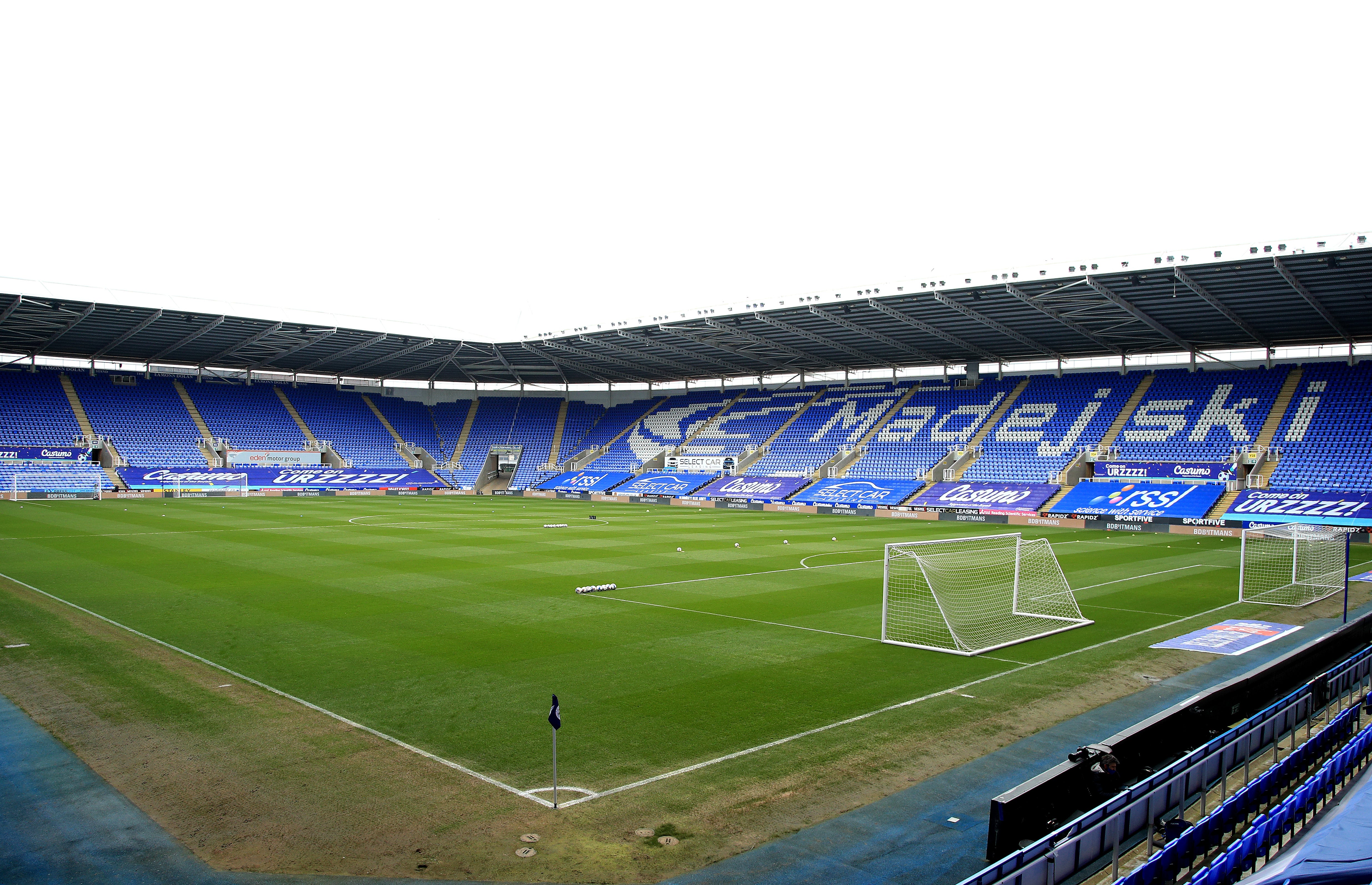 A general view of The Madejski Stadium