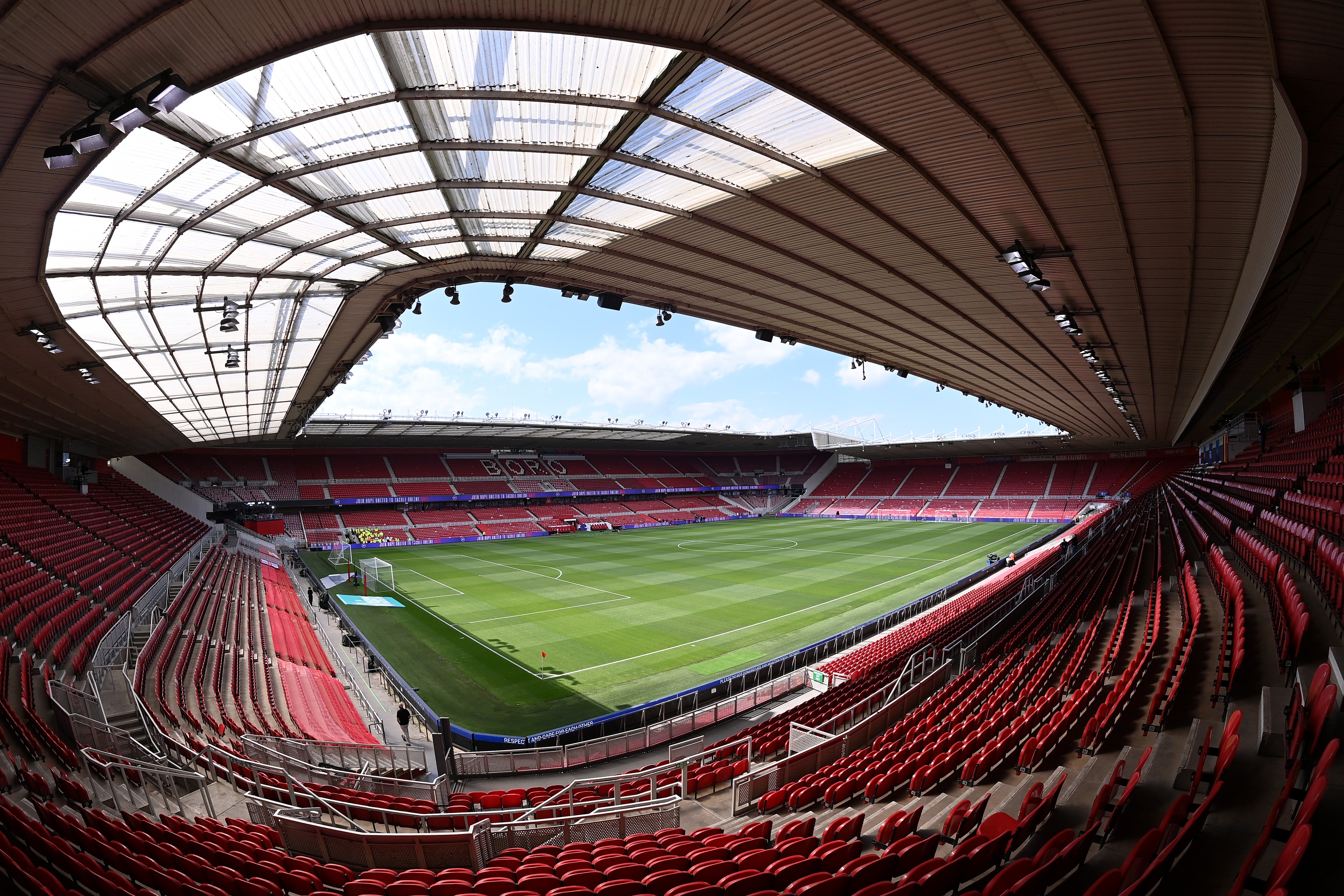 A general view of The Riverside Stadium