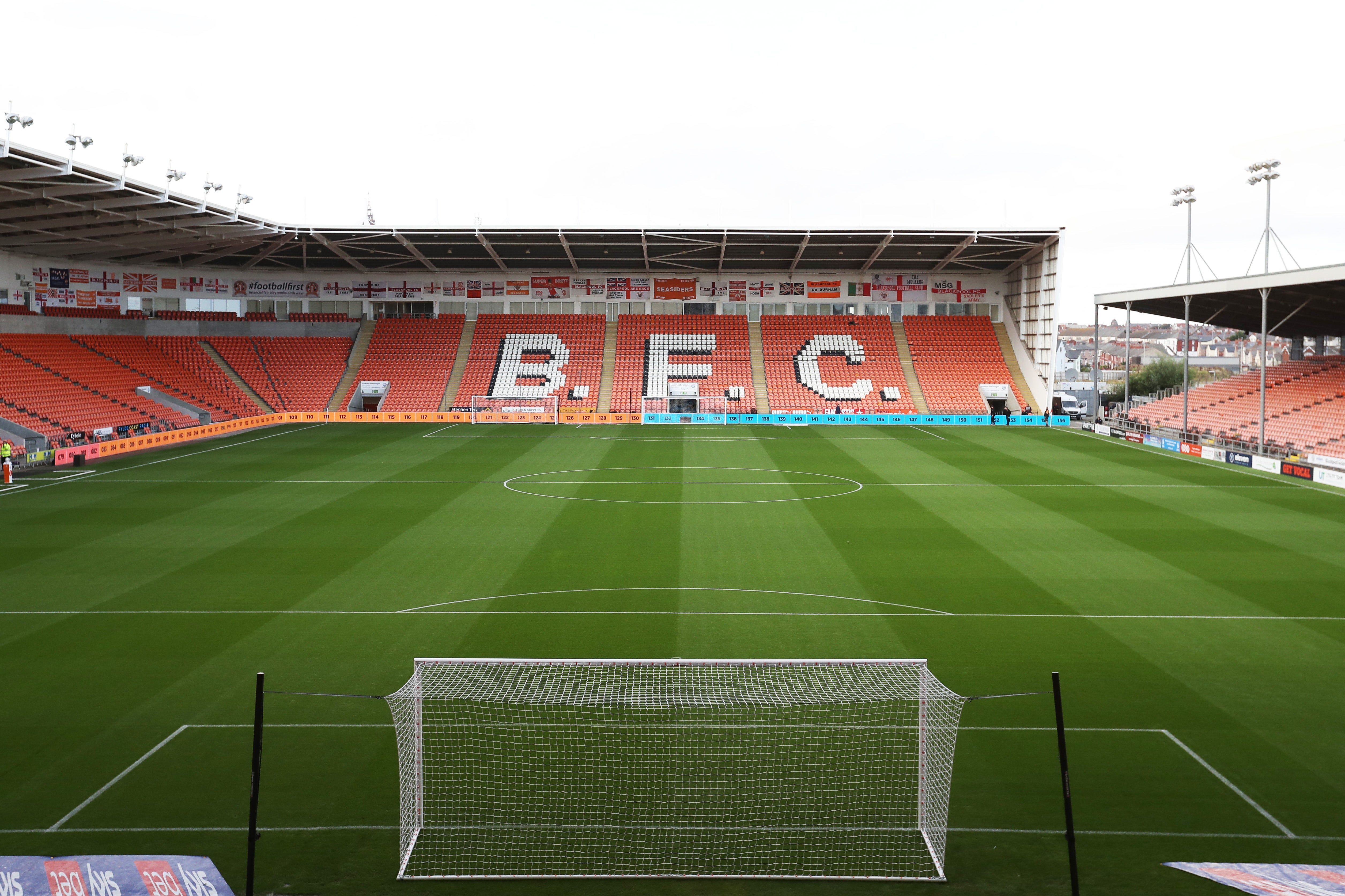 A general view of Bloomfield Road