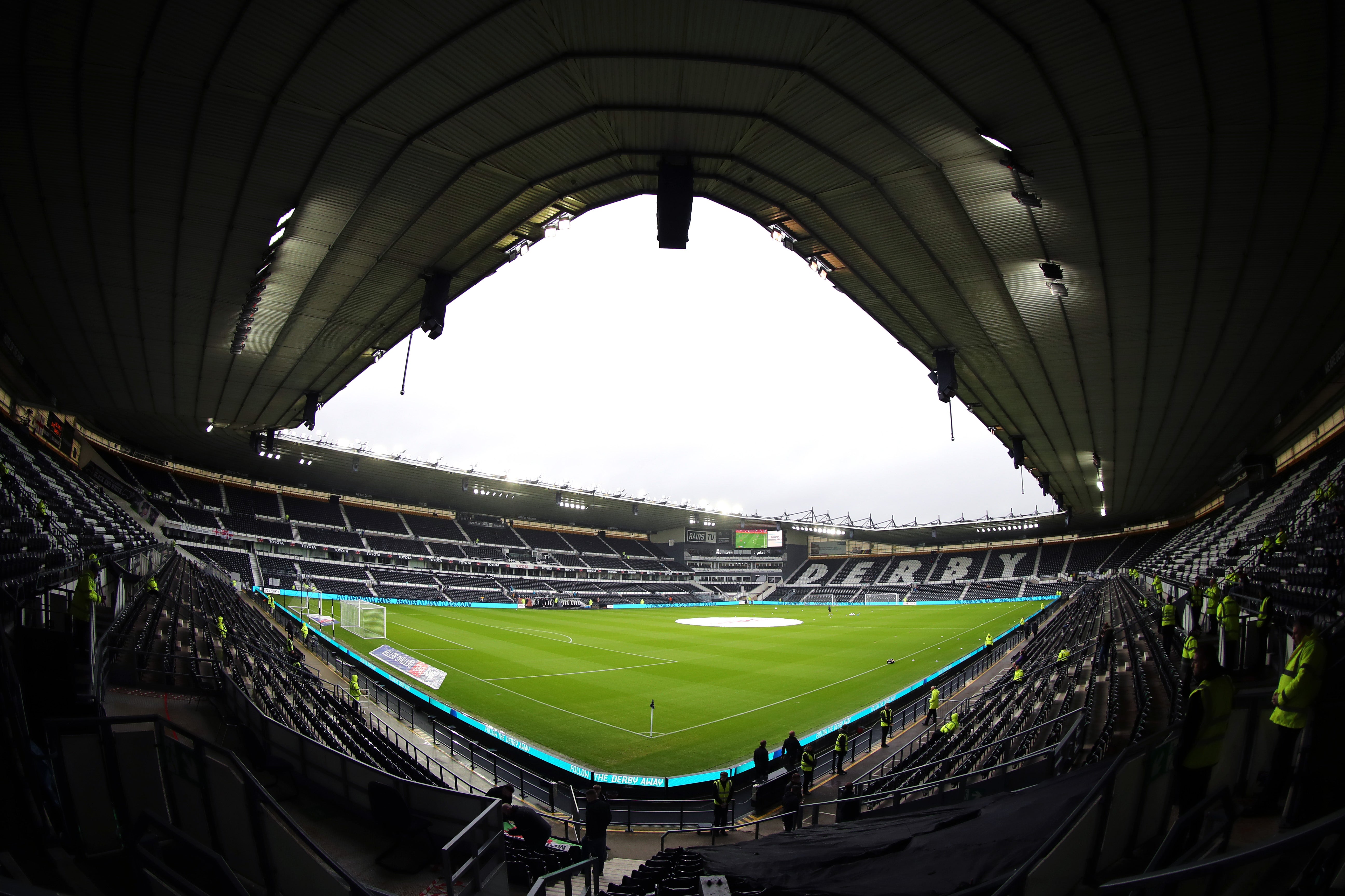 A general view of Pride Park