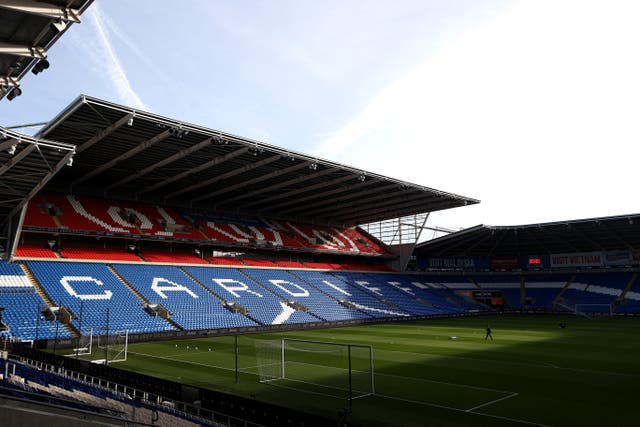 A general view of Cardiff City Stadium