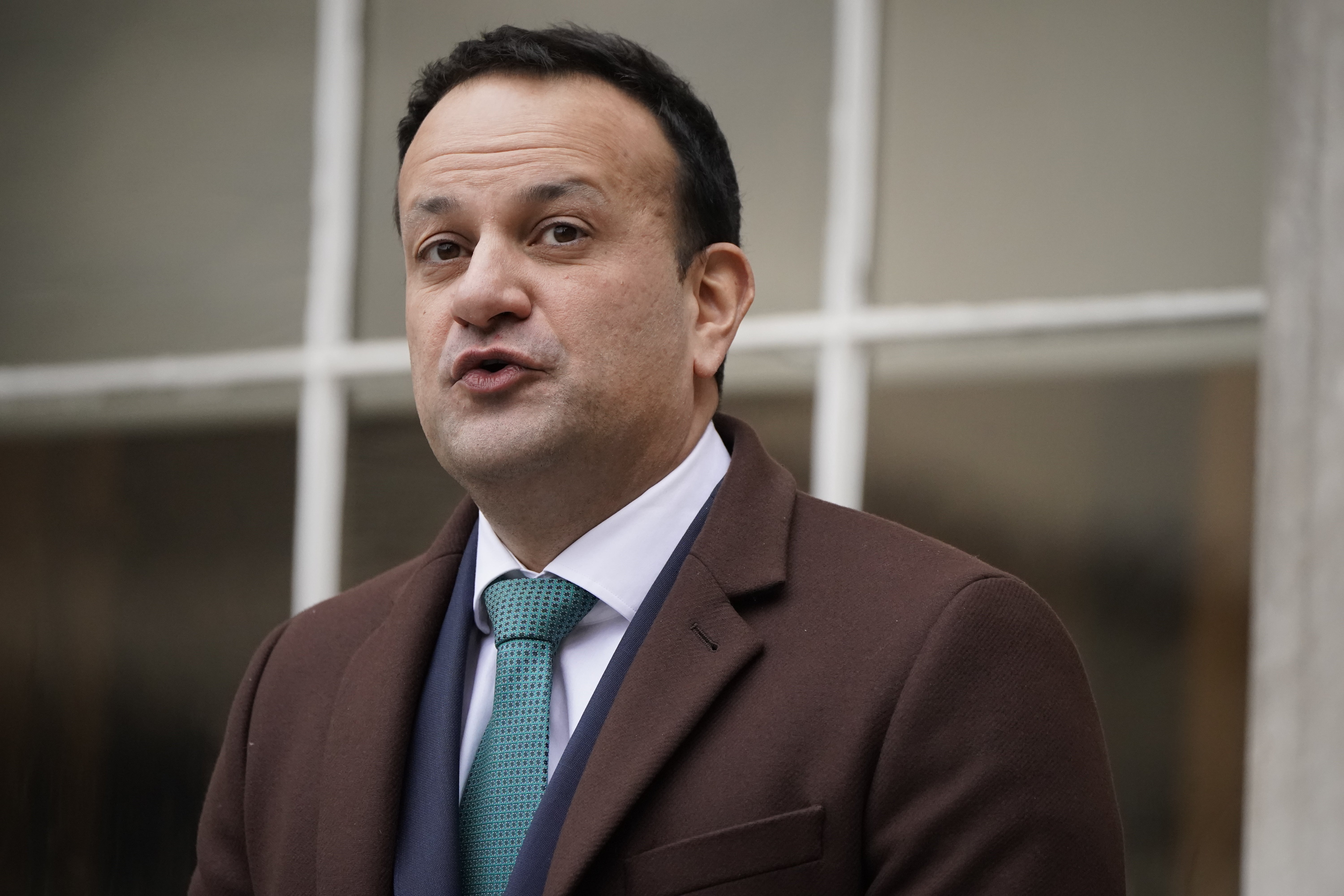 Tanaiste Leo Varadkar after a Cabinet meeting at Dublin Castle on Tuesday (Niall Carson/PA)