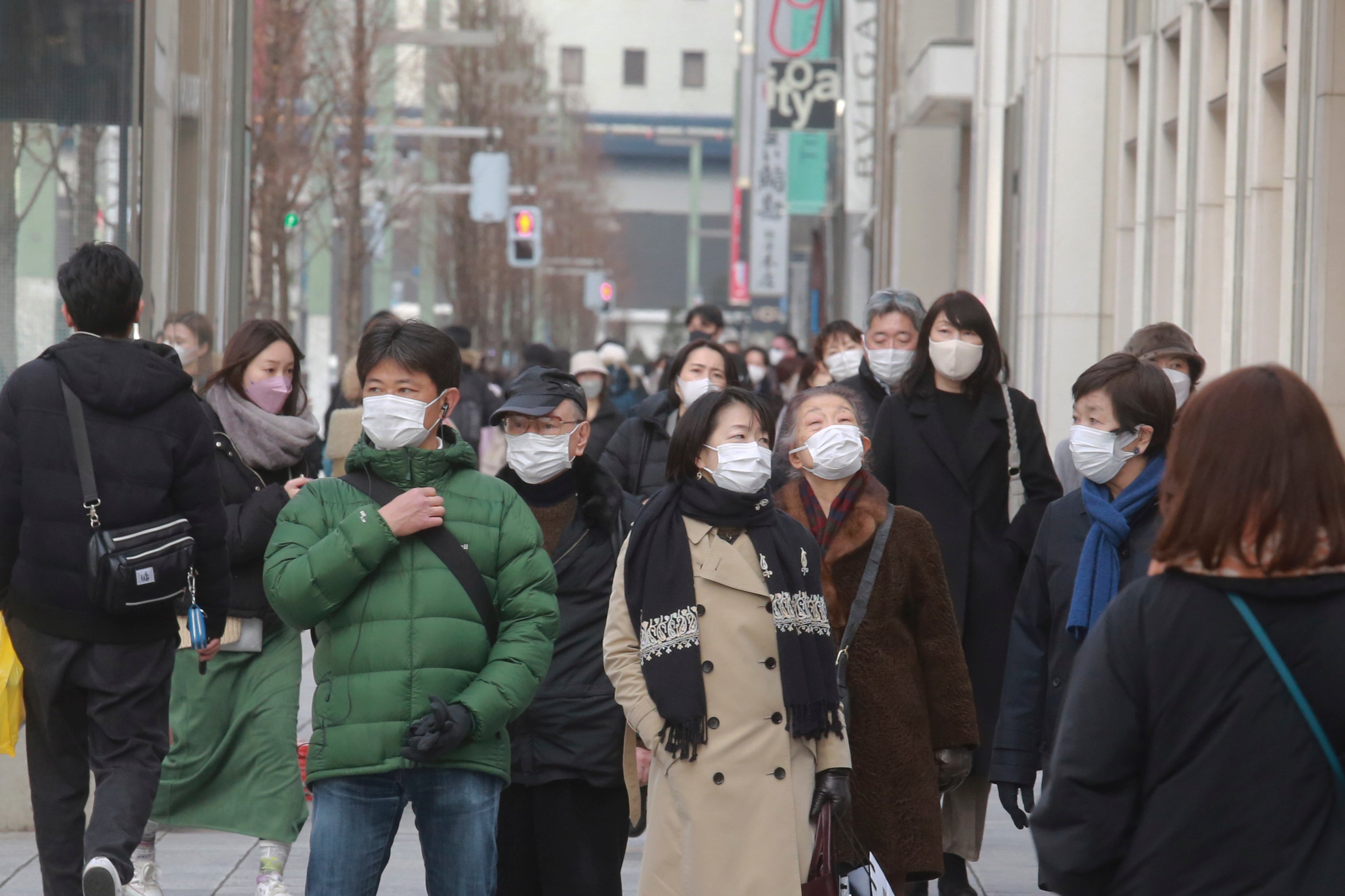 Virus Outbreak Japan Daily Life