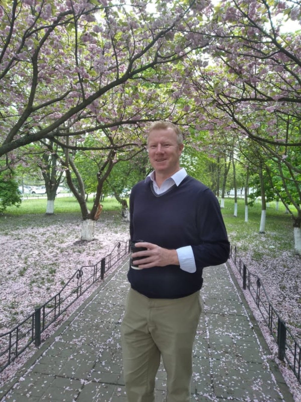 Daniel Williams grew up in the Isle of Wight and now invests in four businesses across Ukraine (Daniel Williams/PA)