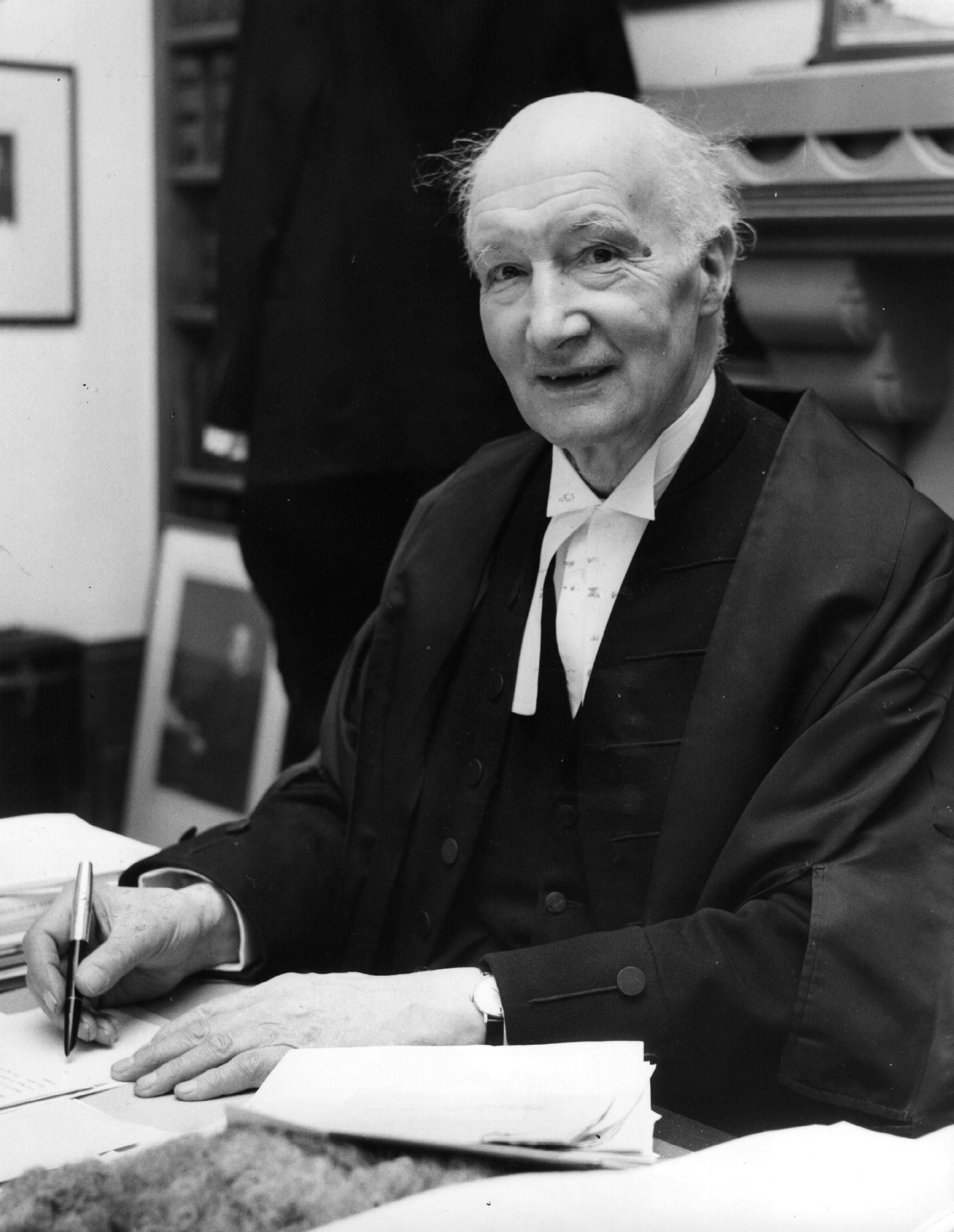 Lord Denning sponsored McCooey’s rise to the role of judge, a rare achievement for a solicitor