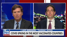 Outrage as Alex Berenson baselessly tells Tucker Carlson ‘dangerous’ vaccines should be ‘withdrawn’