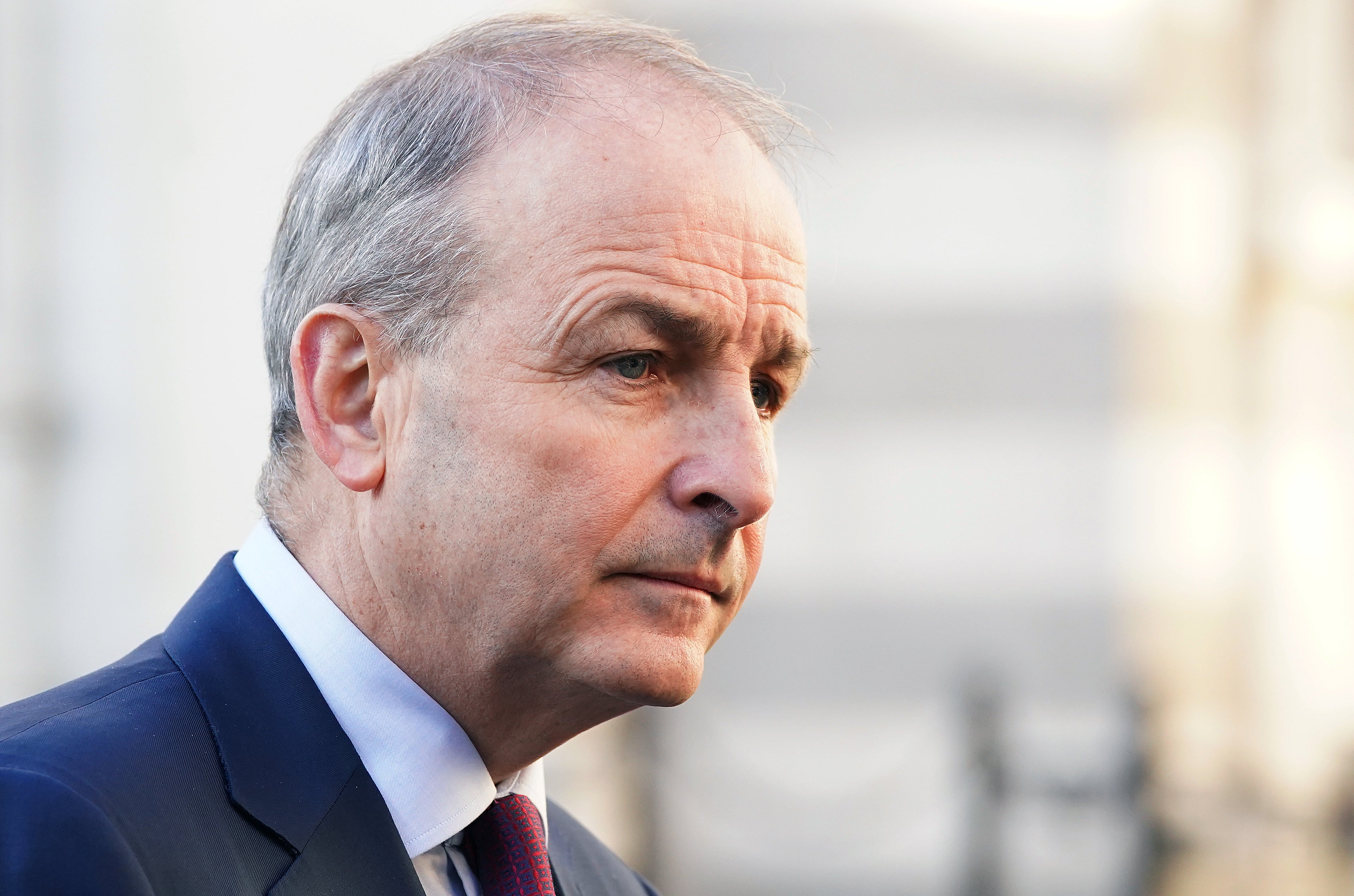 Micheal Martin will lay a wreath at the memorial to the victims of Bloody Sunday (Brian Lawless/PA)