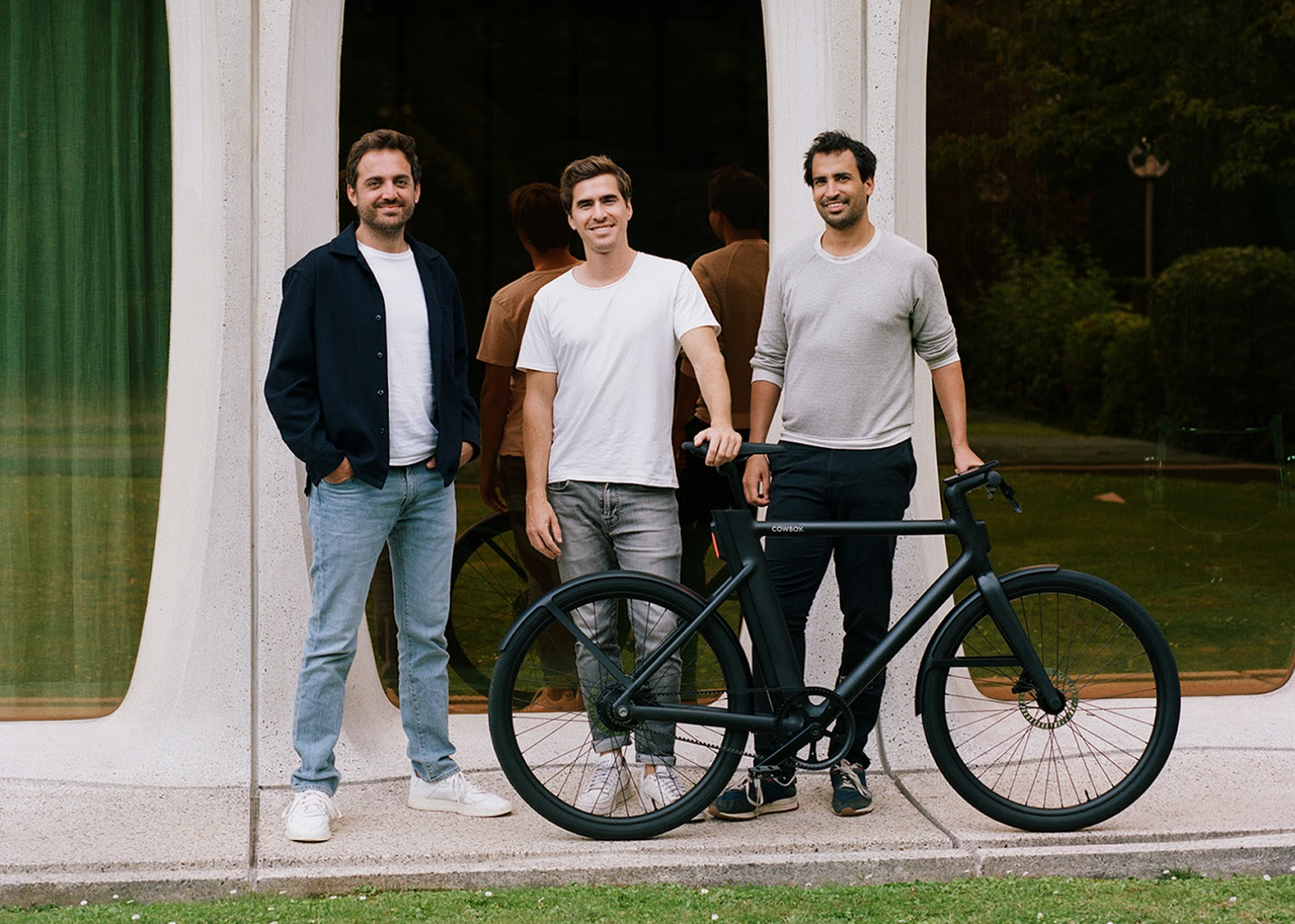 Founders of the electric bike maker company Cowboy (Cowboy/PA)