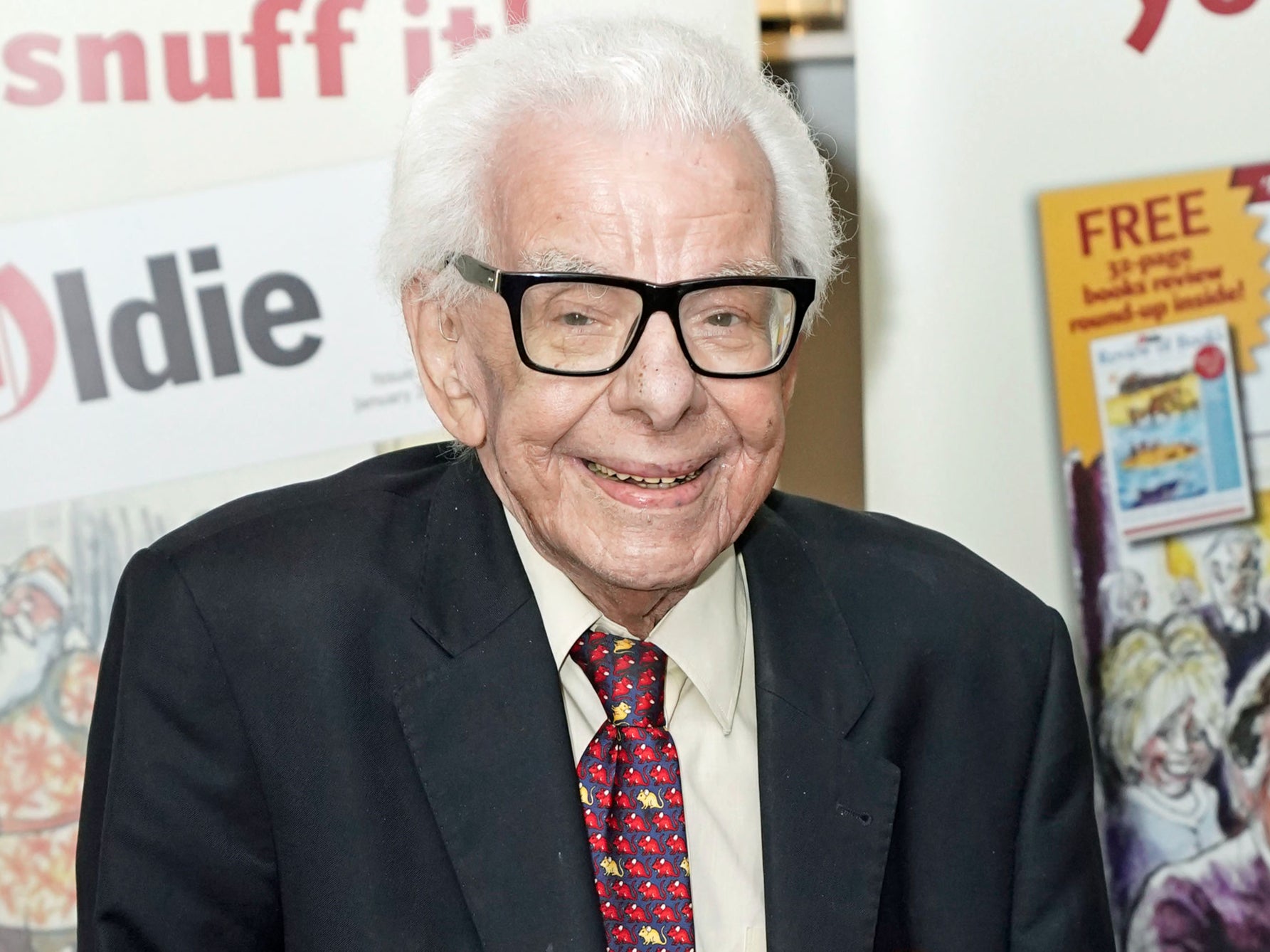 Barry Cryer arrives at the The Oldie of the Year Awards, at the Savoy Hotel, London, on 19 October 2021