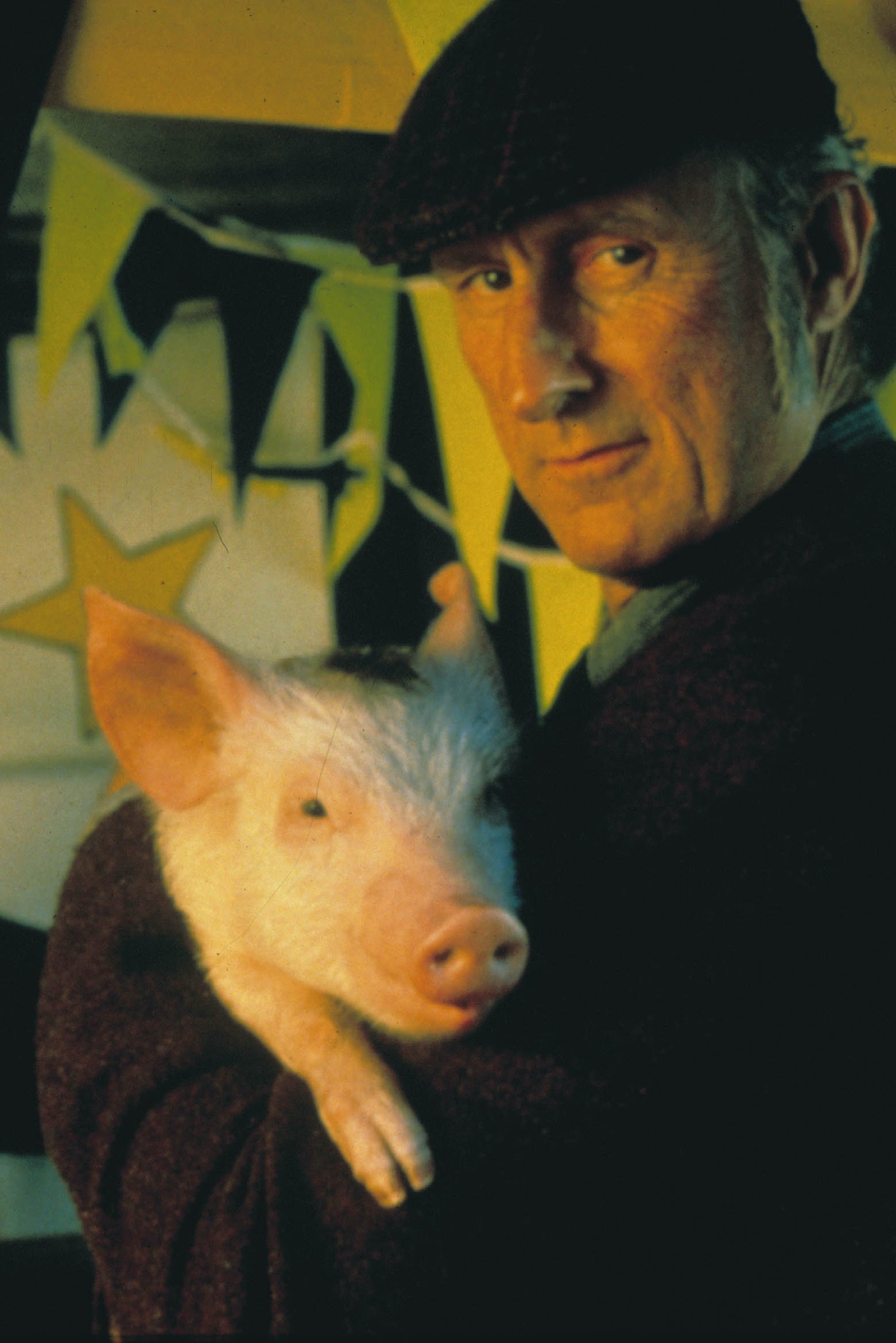 James Cromwell (with pig) in ‘Babe’