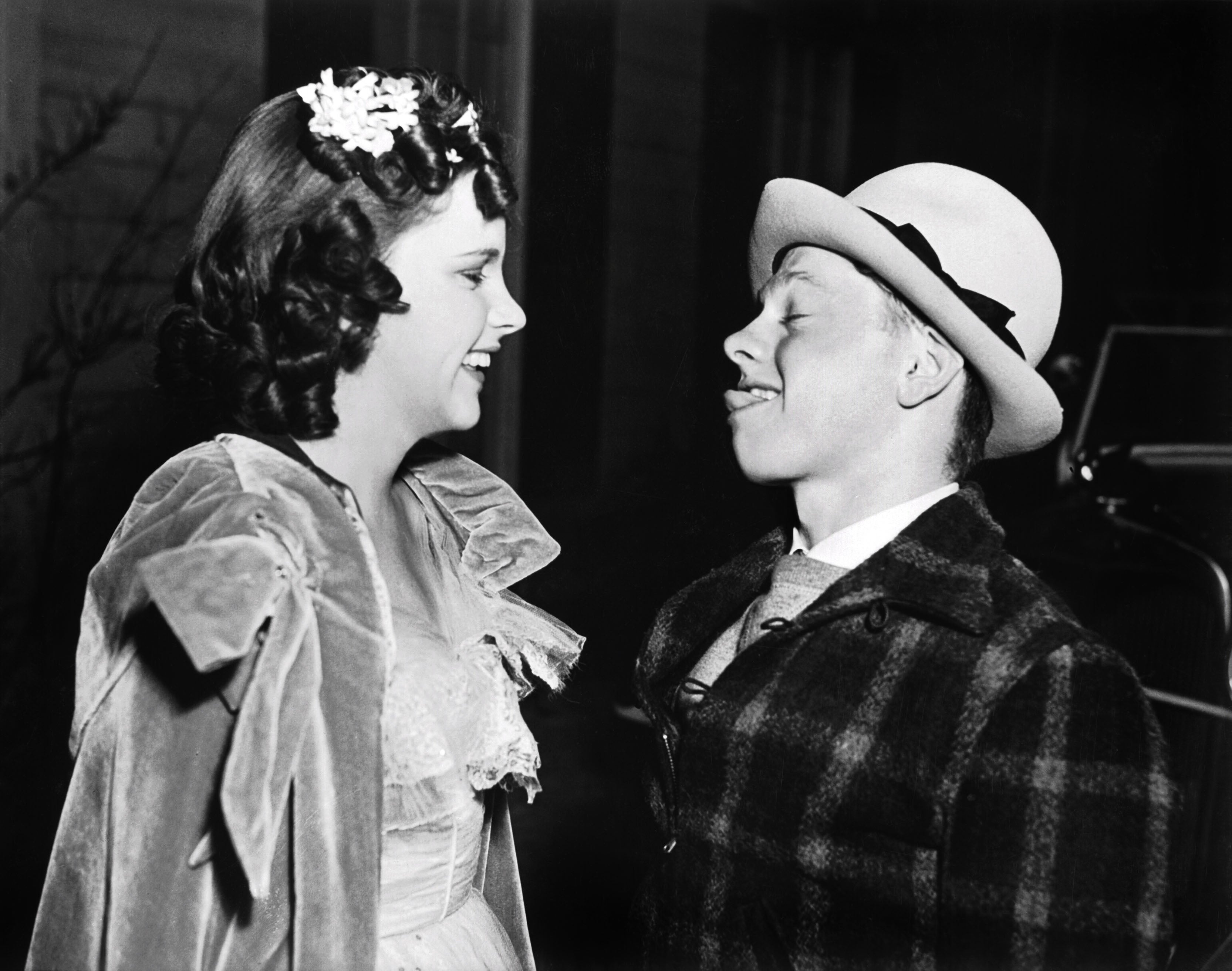 Messing around: Garland and Mickey Rooney in ‘Love Finds Andy Hardy’