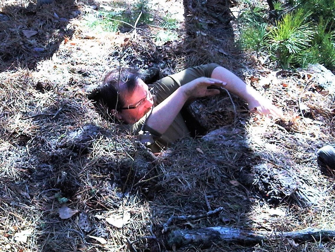 The estranged wife of Oath Keepers leader Stewart Rhodes, Tasha Adams, shared images of his backyard ‘spider hole'