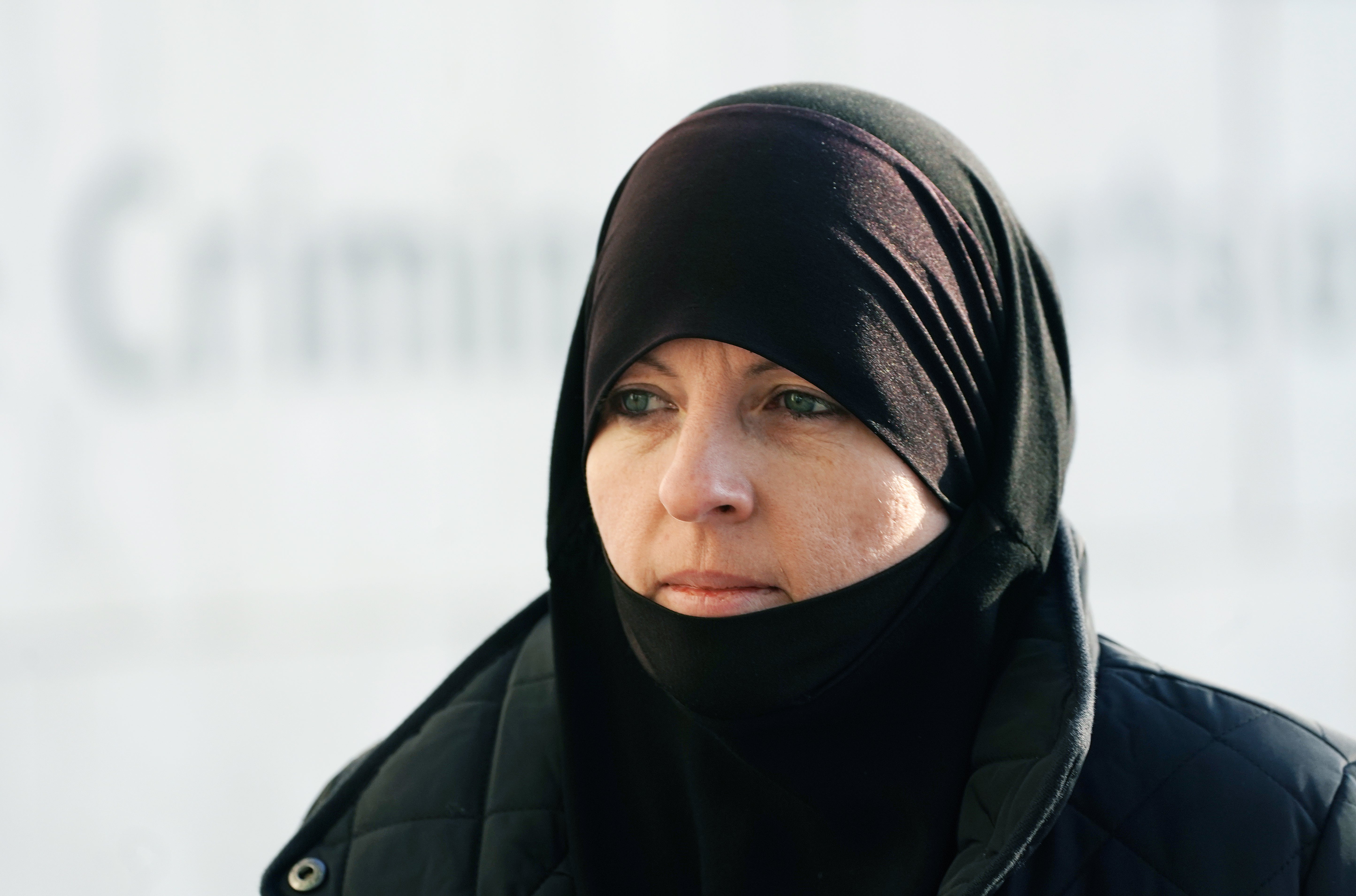 Former member of the Defence Forces Lisa Smith arriving at the Special Criminal Court in Dublin where she is facing terror-related charges (Brian Lawless/PA)